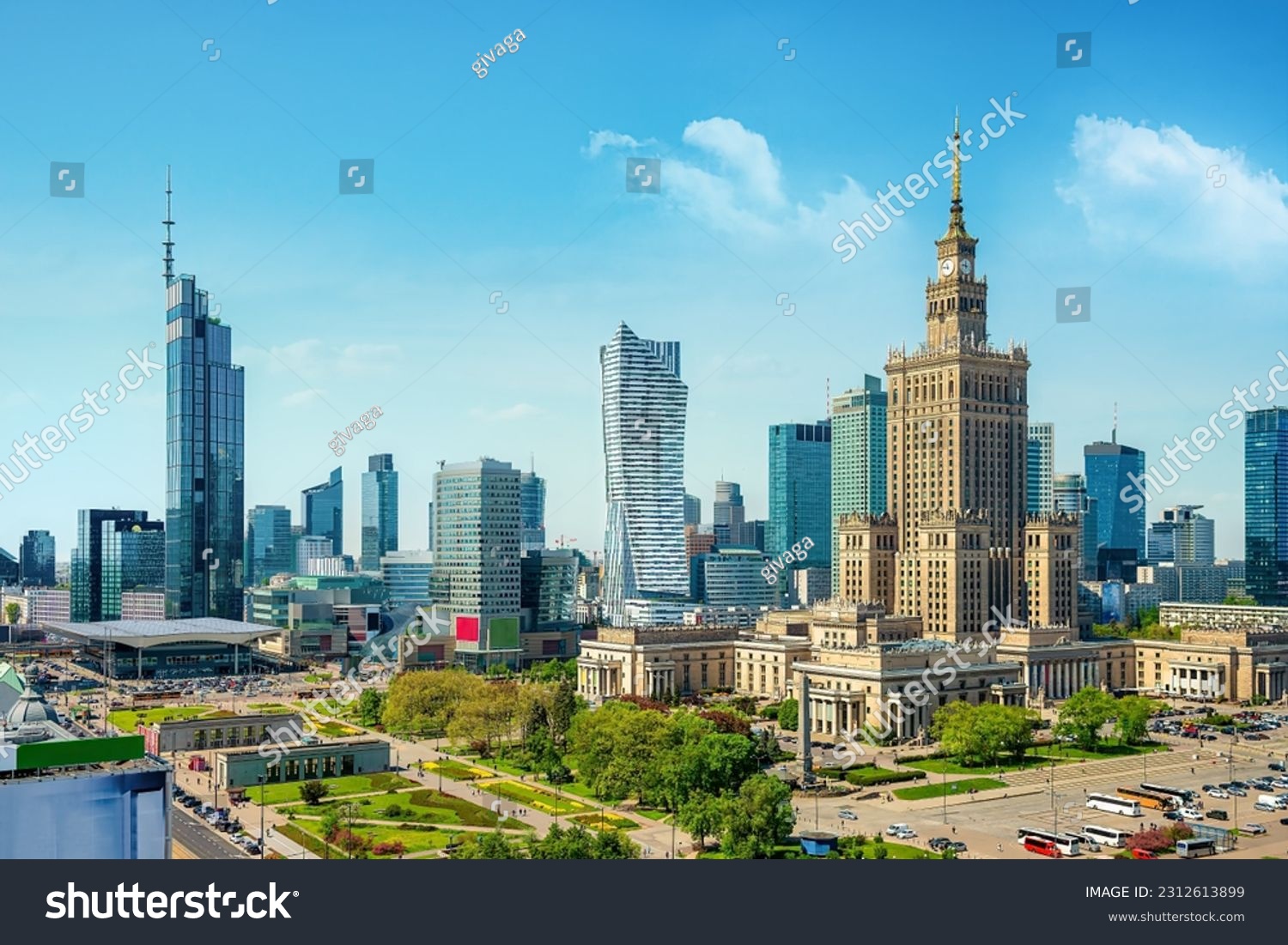 Palace of Culture and Science in Warsaw #2312613899