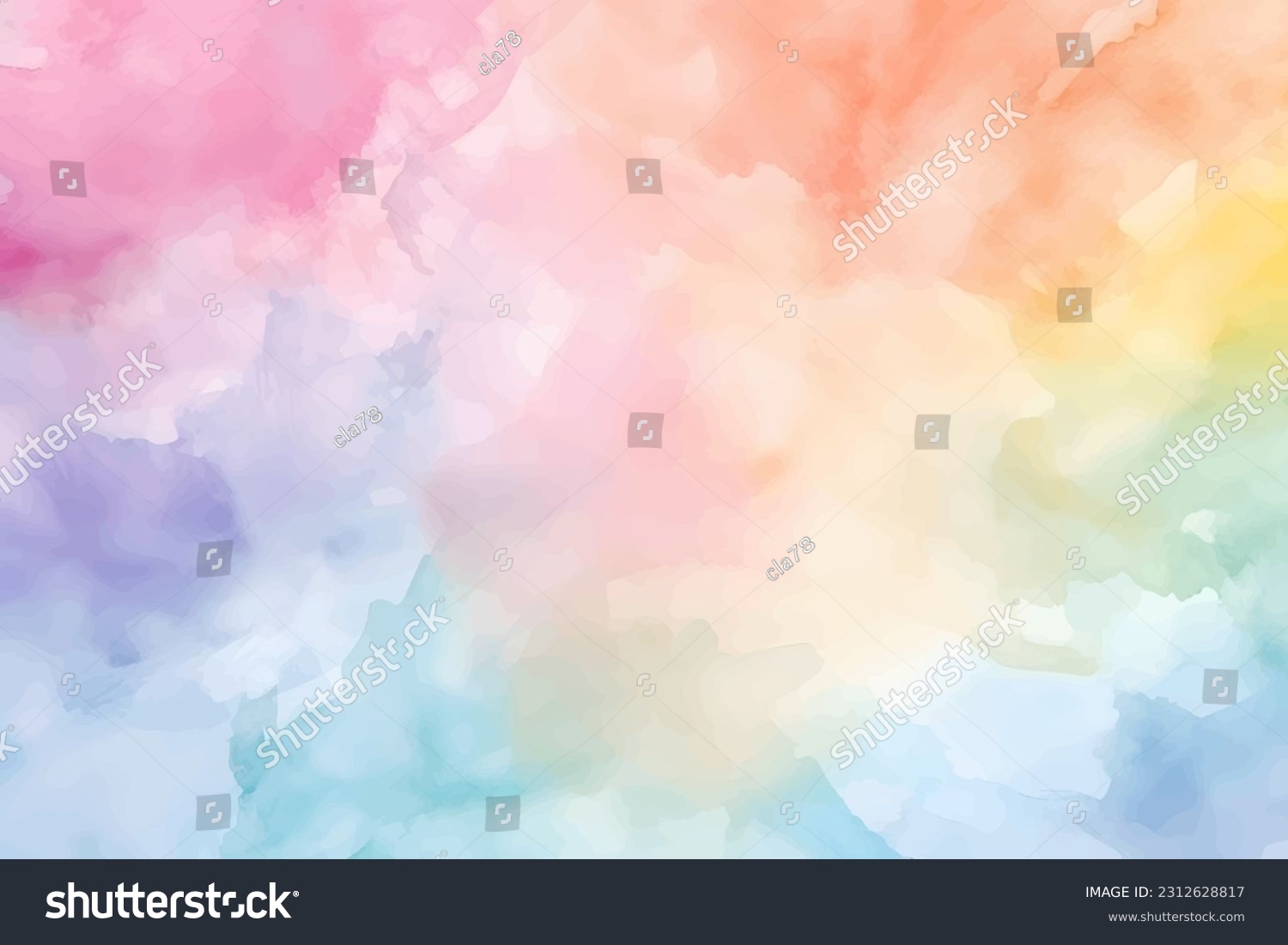 Watercolor vector colorful abstract background #2312628817