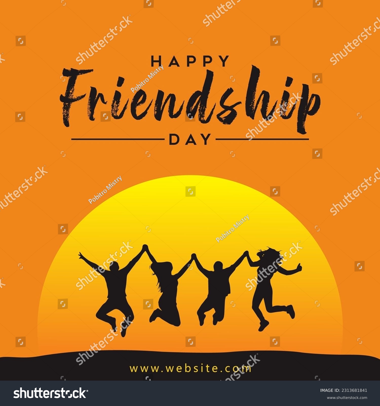 Happy friendship day poster design, happy friendship day	
 #2313681841