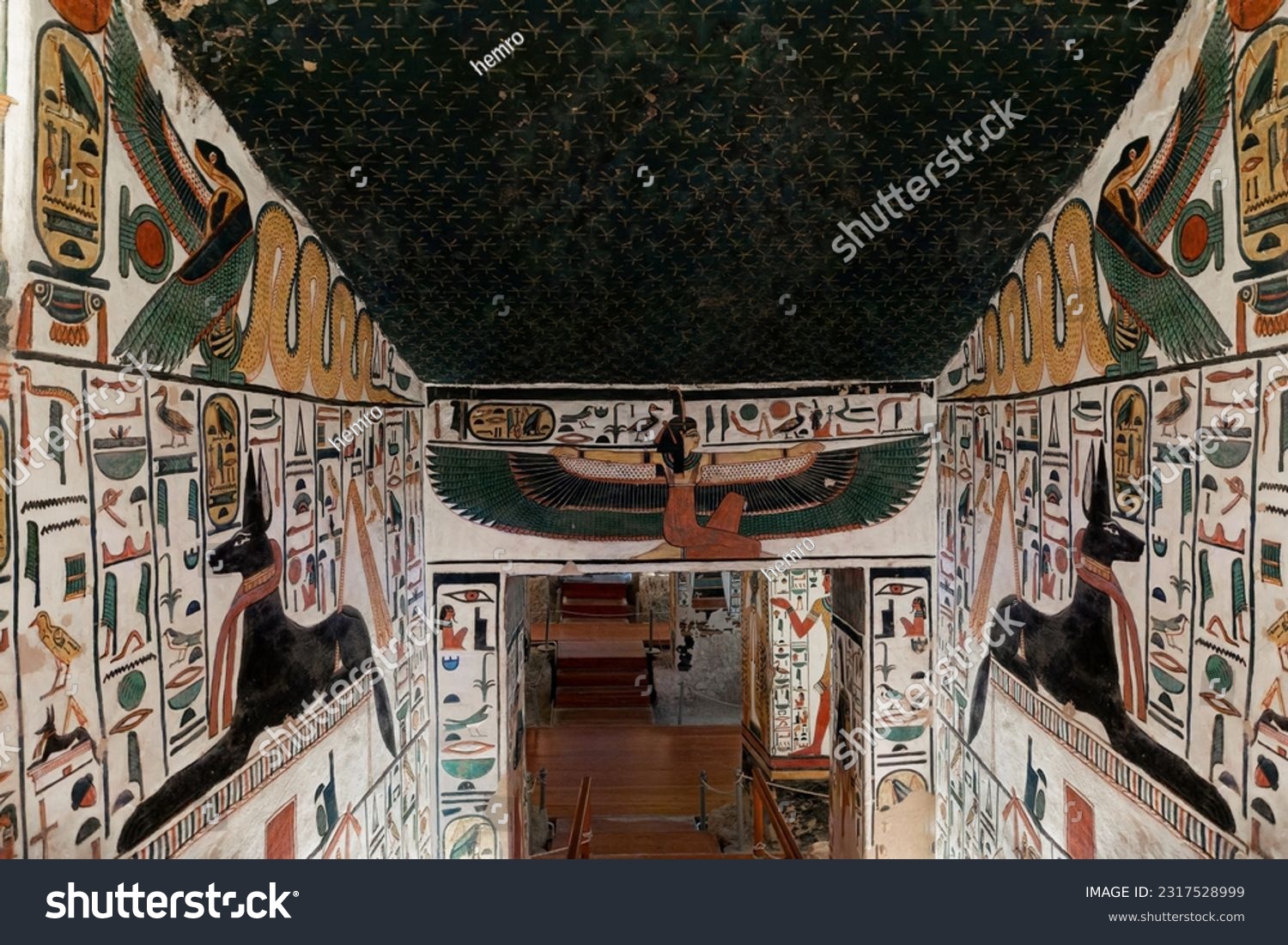 tomb of Nefertari in the Valley of queens . Luxor . Egypt . #2317528999