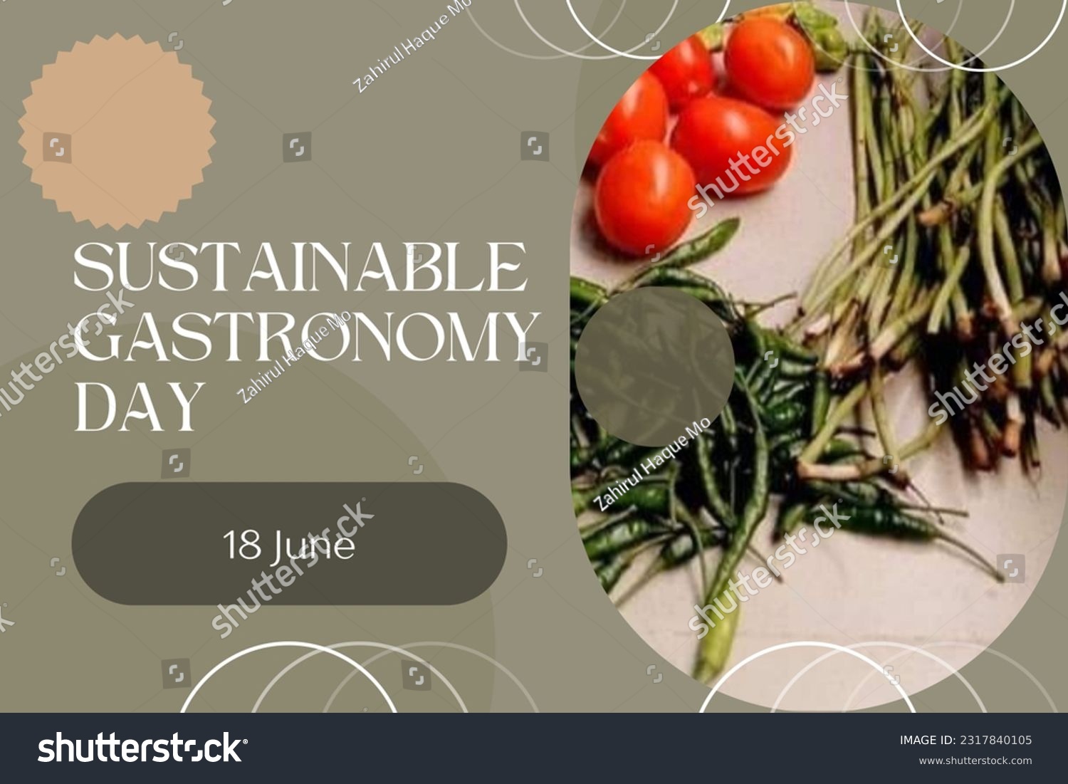 Sustainable Gastronomy Day 18 June #2317840105