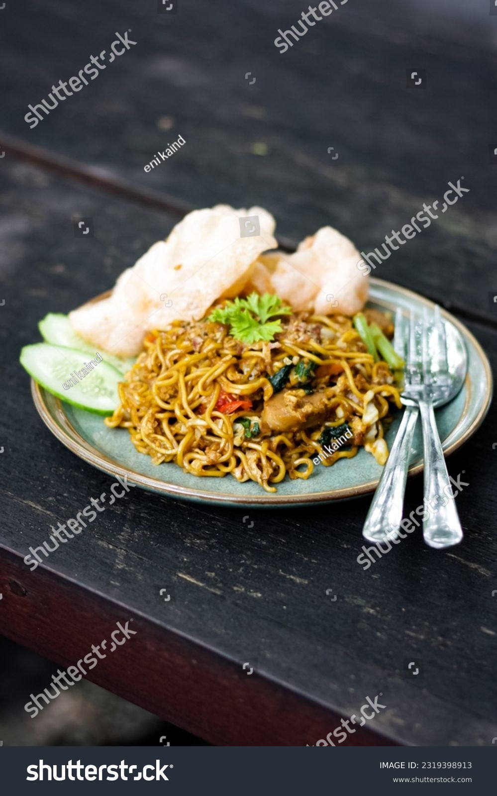 Mie Goreng Jawa or bakmi jawa or java noodle - Royalty Free Stock Photo ...