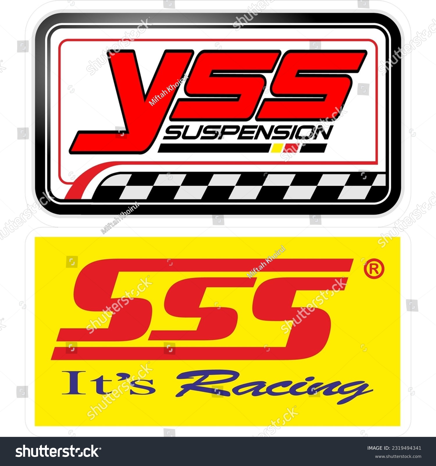 Logo Vector YSS Suspension SSS it's Racing - Royalty Free Stock Vector ...