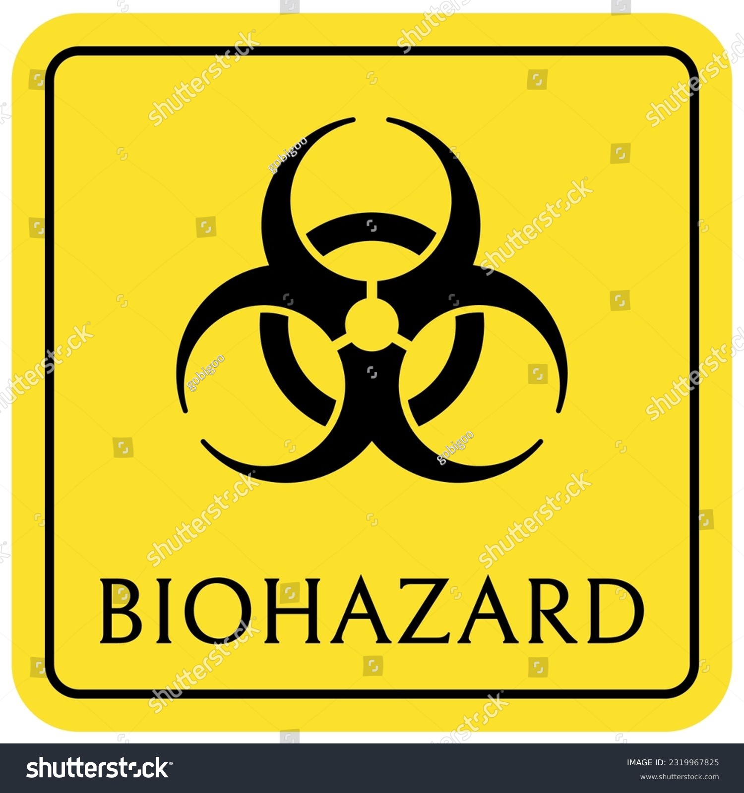 Biological hazard sign and labels - Royalty Free Stock Vector ...