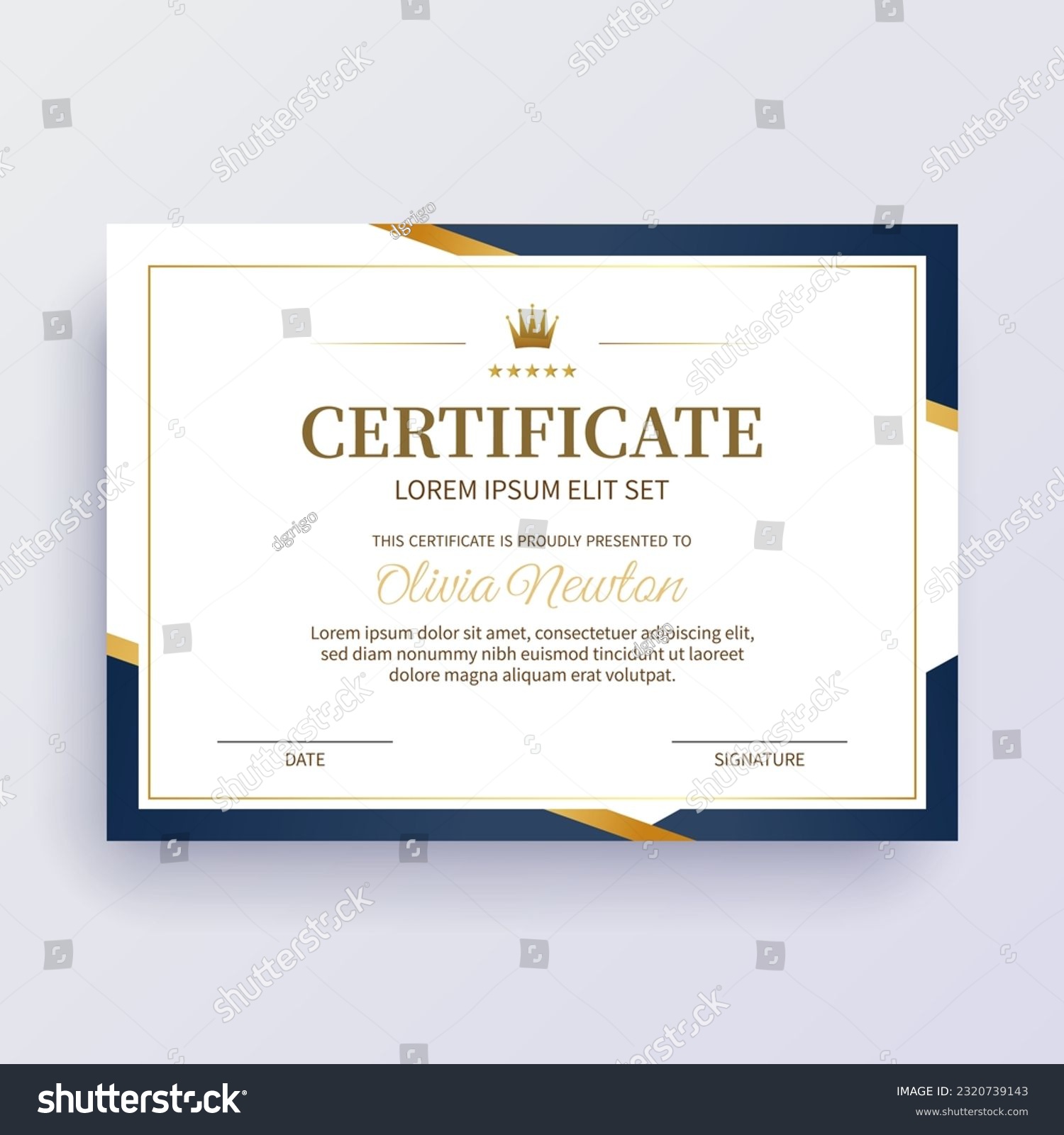 Business, Training Achievement Certificate Template #2320739143
