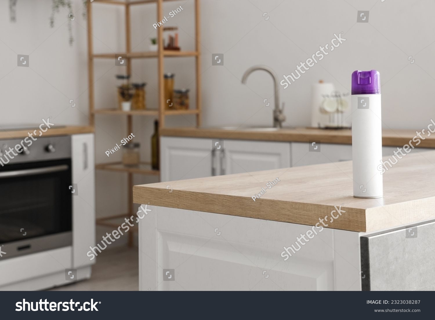 Air freshener on counter in kitchen #2323038287