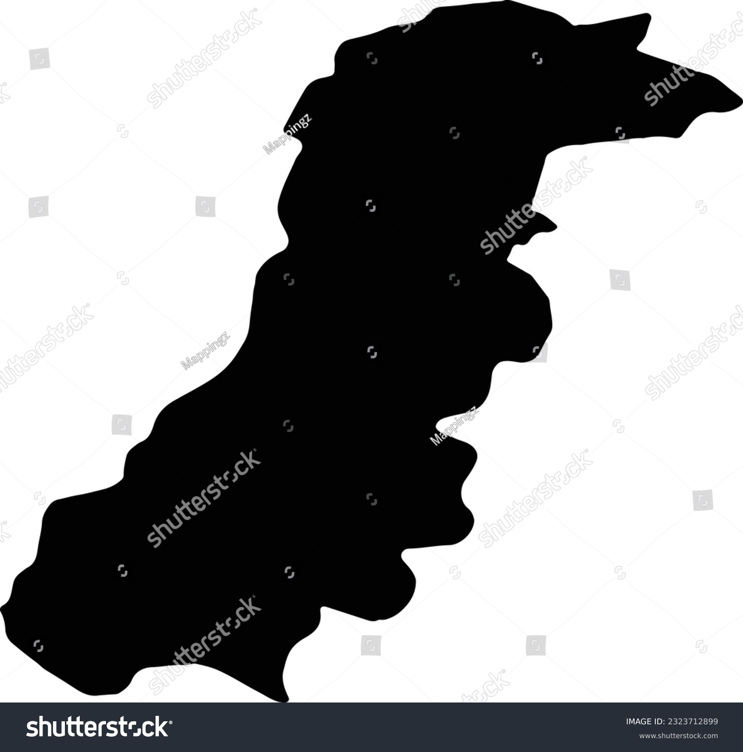 Silhouette map of Modena Italy with transparent - Royalty Free Stock ...