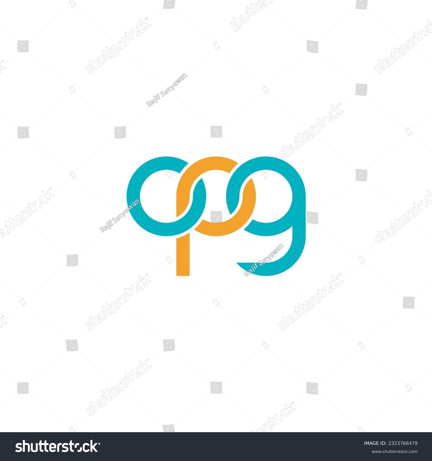 Letters OPG Monogram logo design - Royalty Free Stock Vector 2323766479 ...