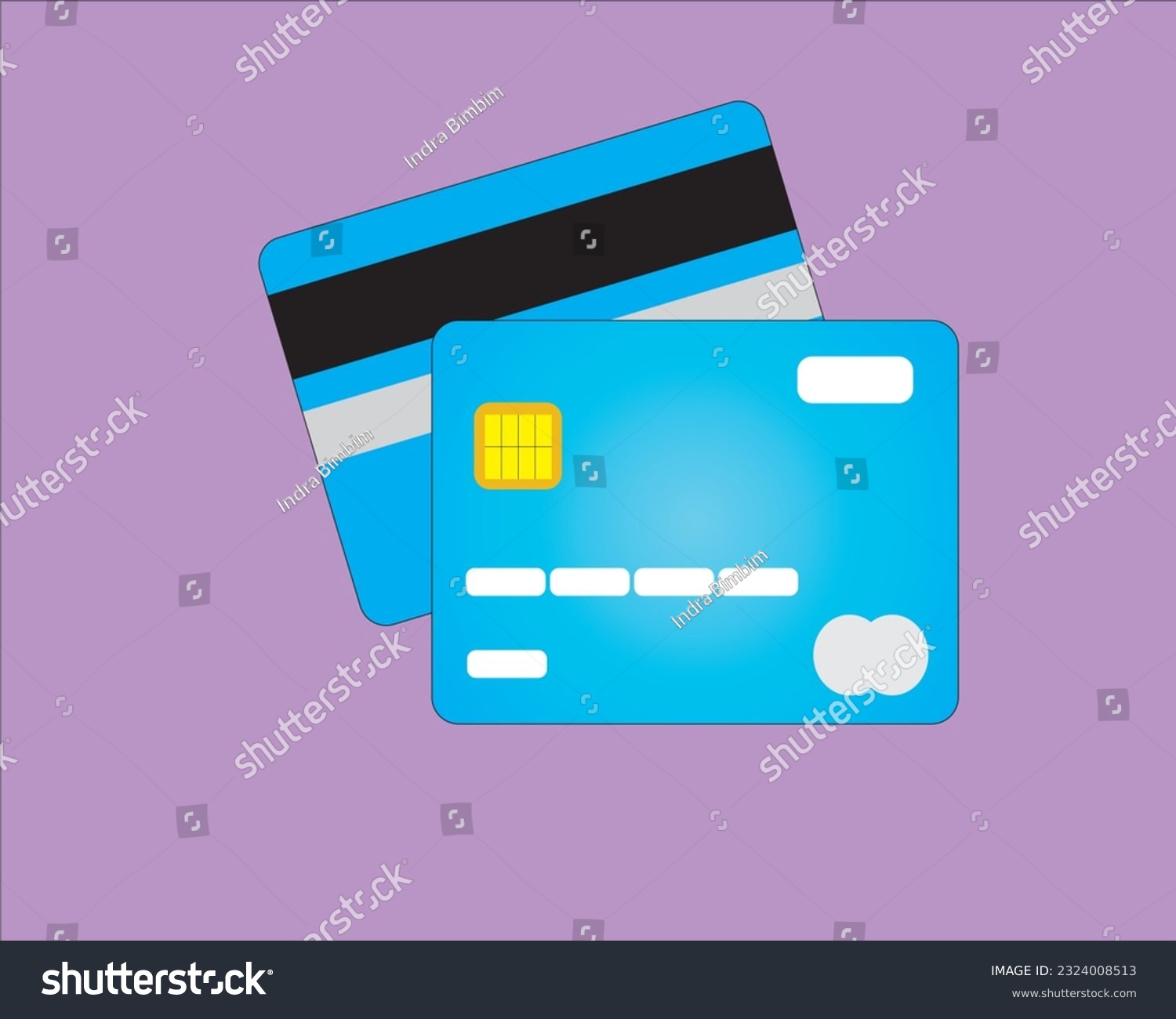 Vector atm card front and back complete with - Royalty Free Stock ...