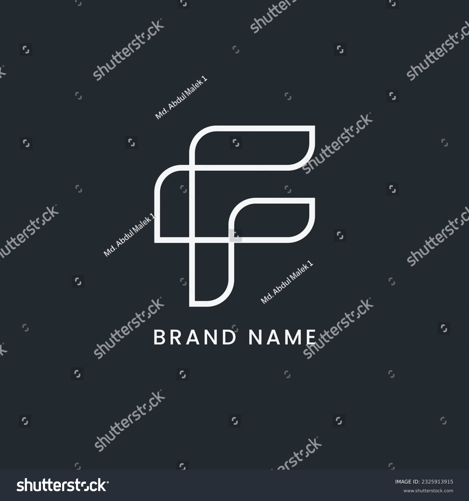 F latter logo, latter logo, f alphabet icon - Royalty Free Stock Vector ...