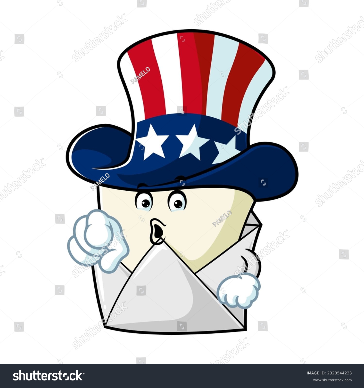 vector cartoon, character, and mascot of an open - Royalty Free Stock ...