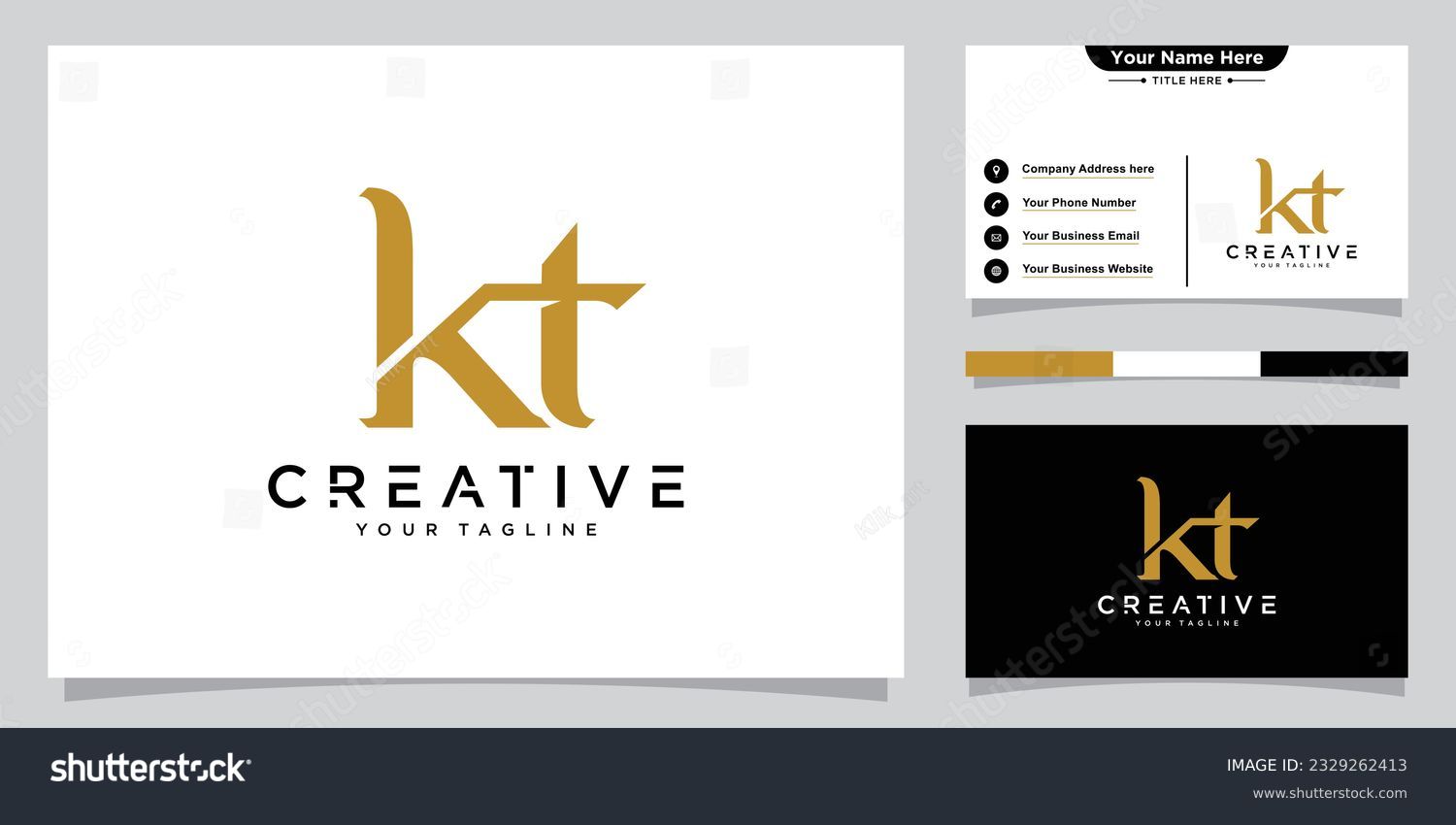 Initial Kt Tk Alphabets Letters Logo Monogram Royalty Free Stock