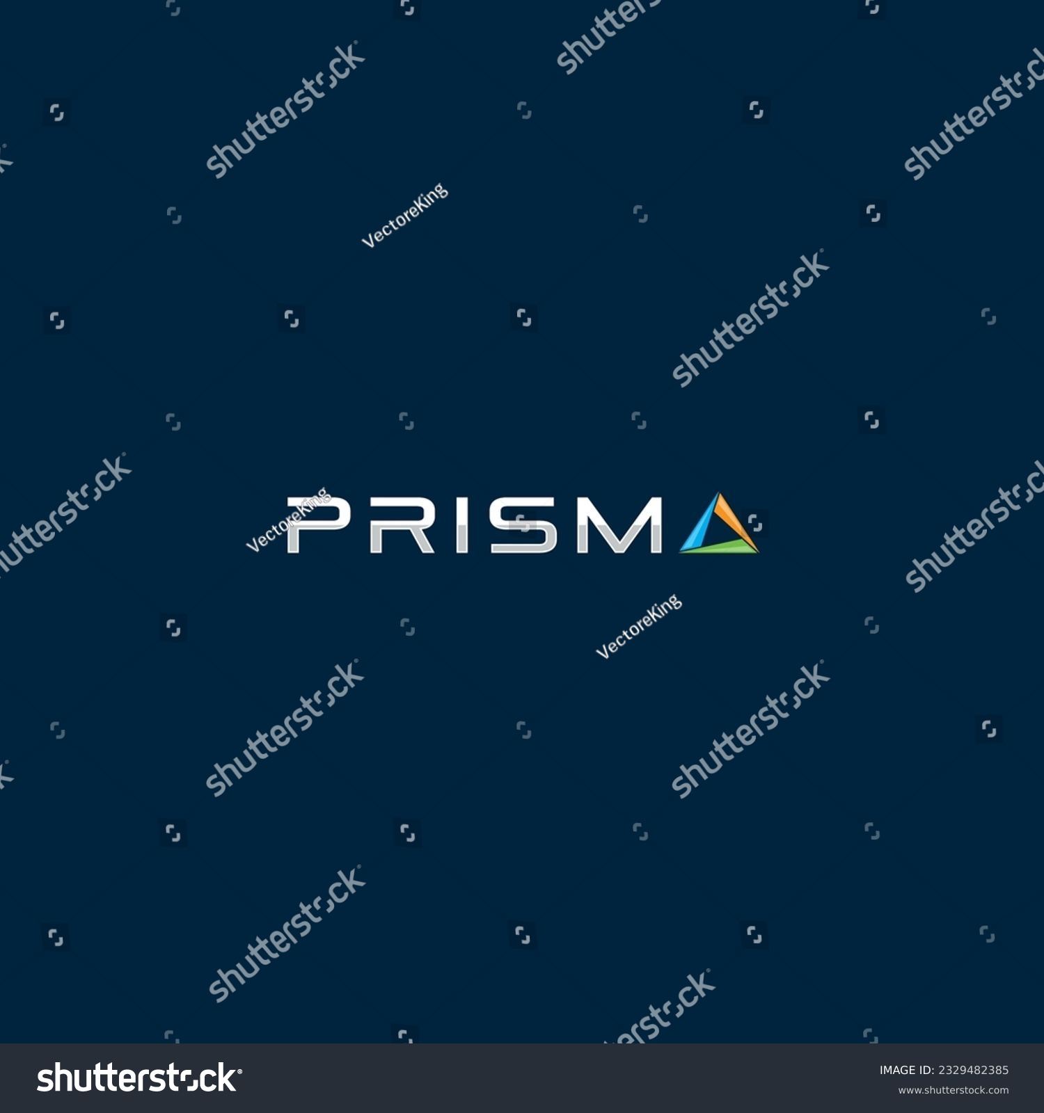 Prisma logo or wordmark design - Royalty Free Stock Vector 2329482385 ...