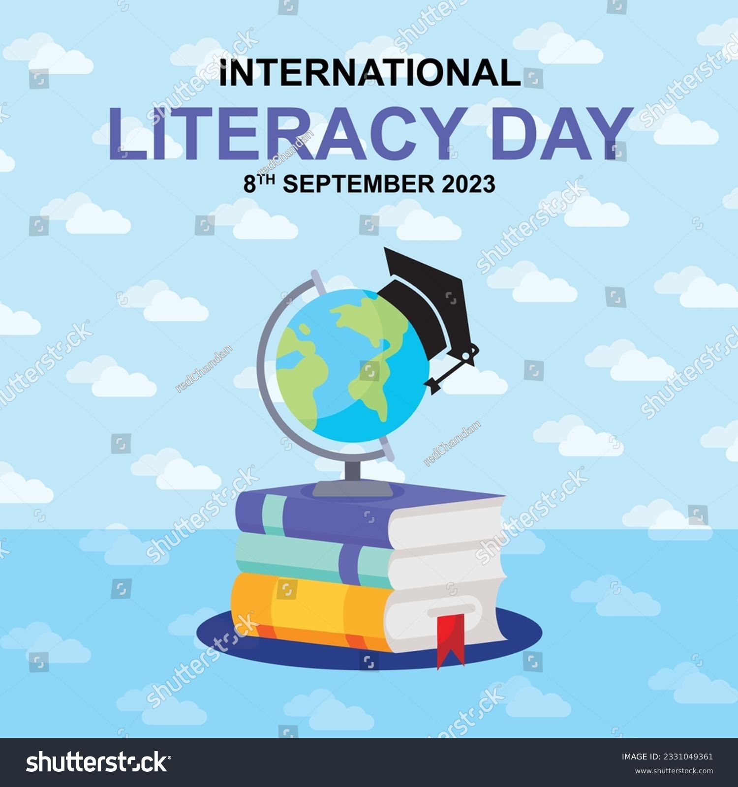 international literacy day 2023 holiday - Royalty Free Stock Vector ...