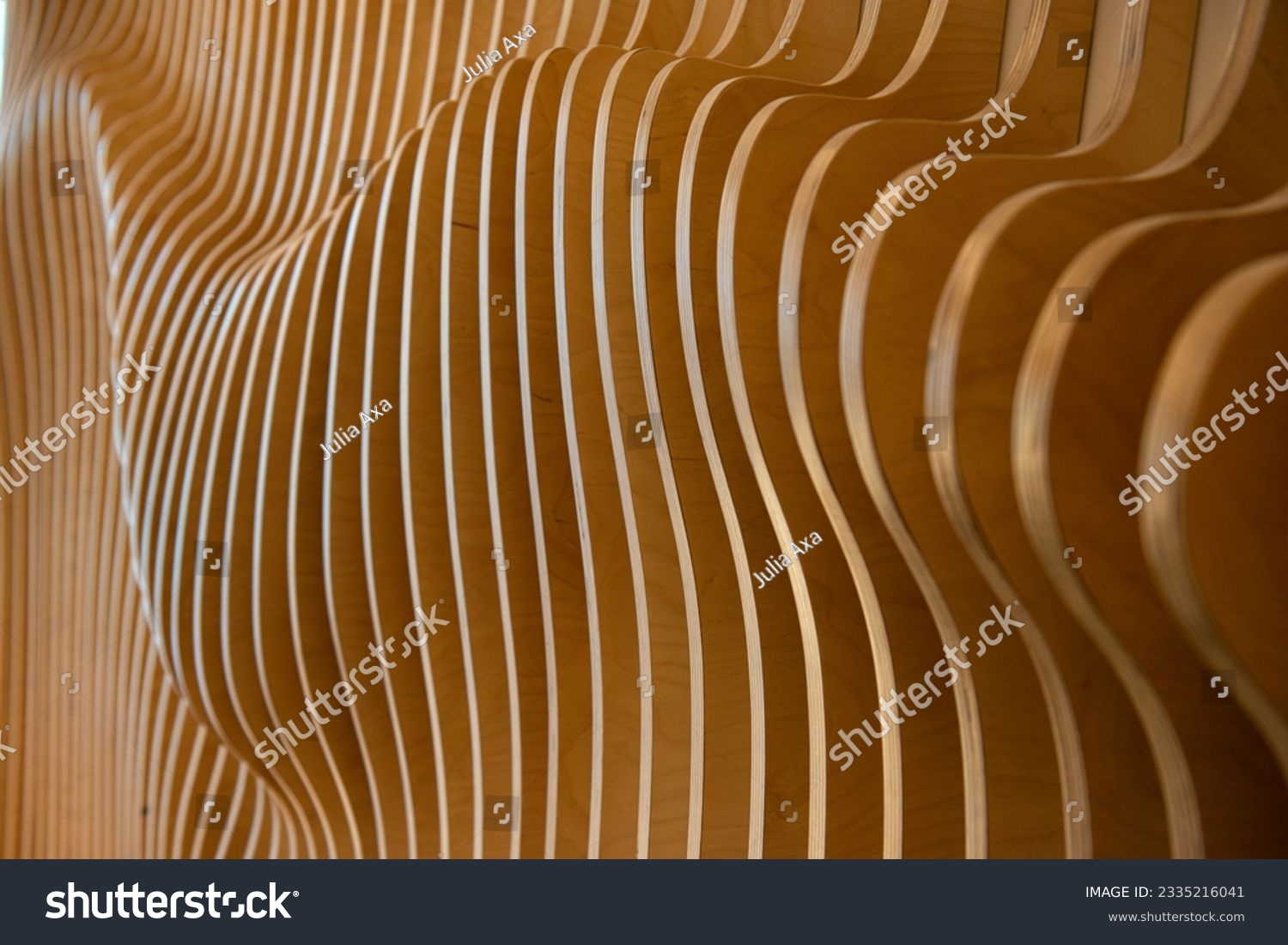 Wood surface texture. Abstract background. 3d effect. #2335216041