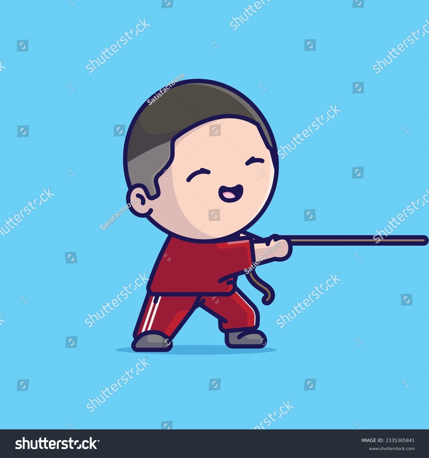 Cute children playing tug of war cartoon vector - Royalty Free Stock ...