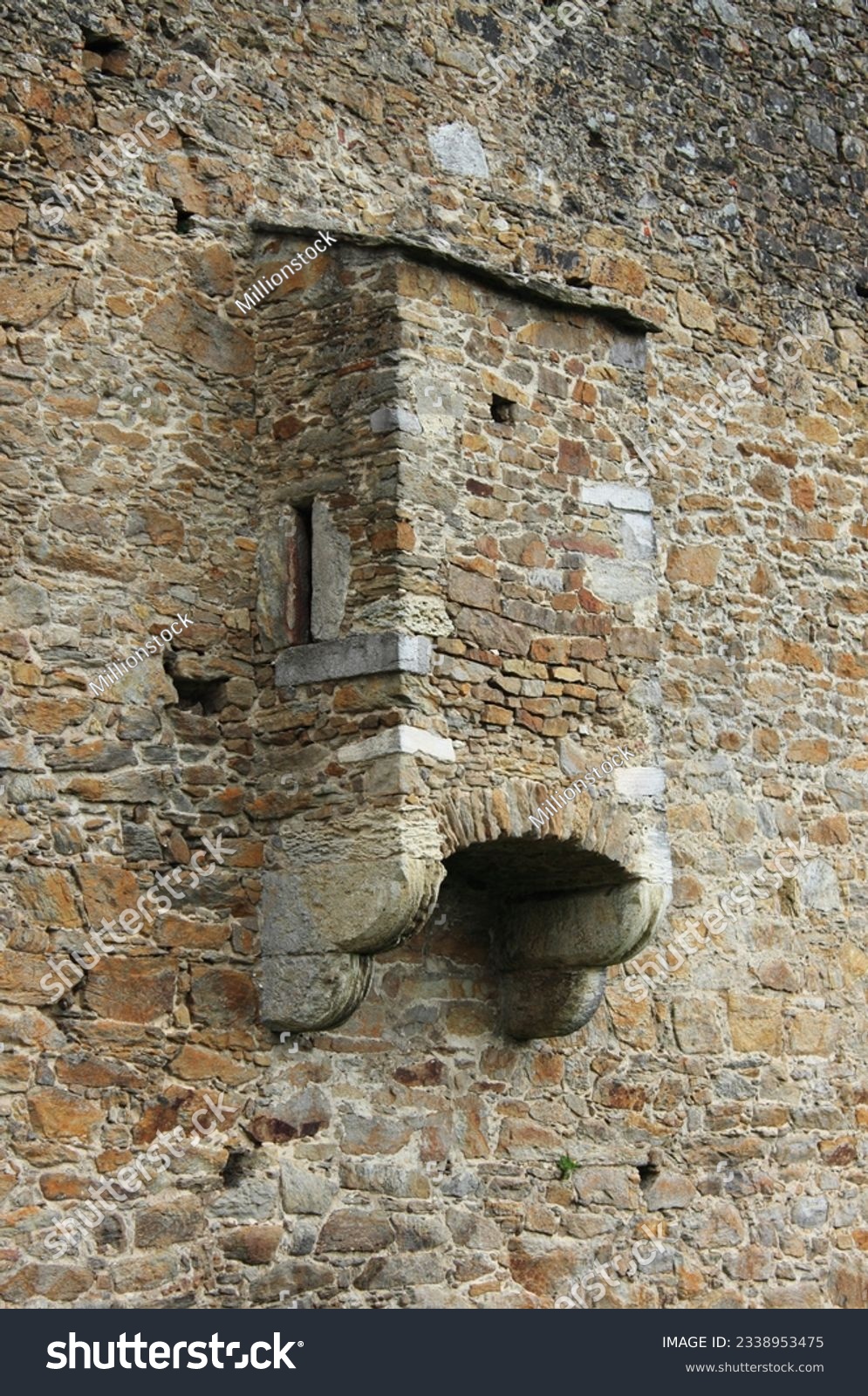 Medieval toilet in an ancient castle #2338953475