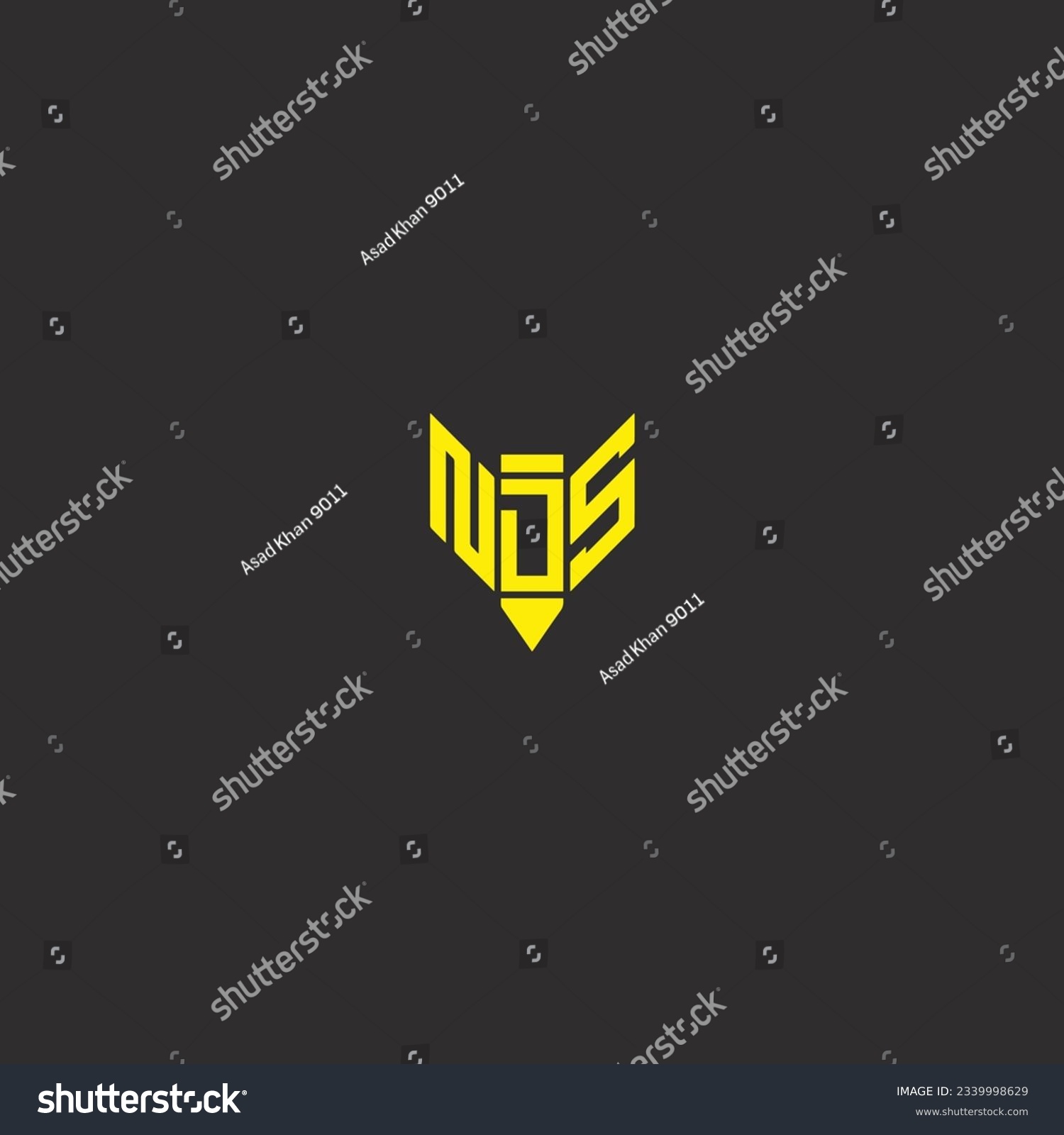 SJS creative and modern vector logo design - Royalty Free Stock Vector ...