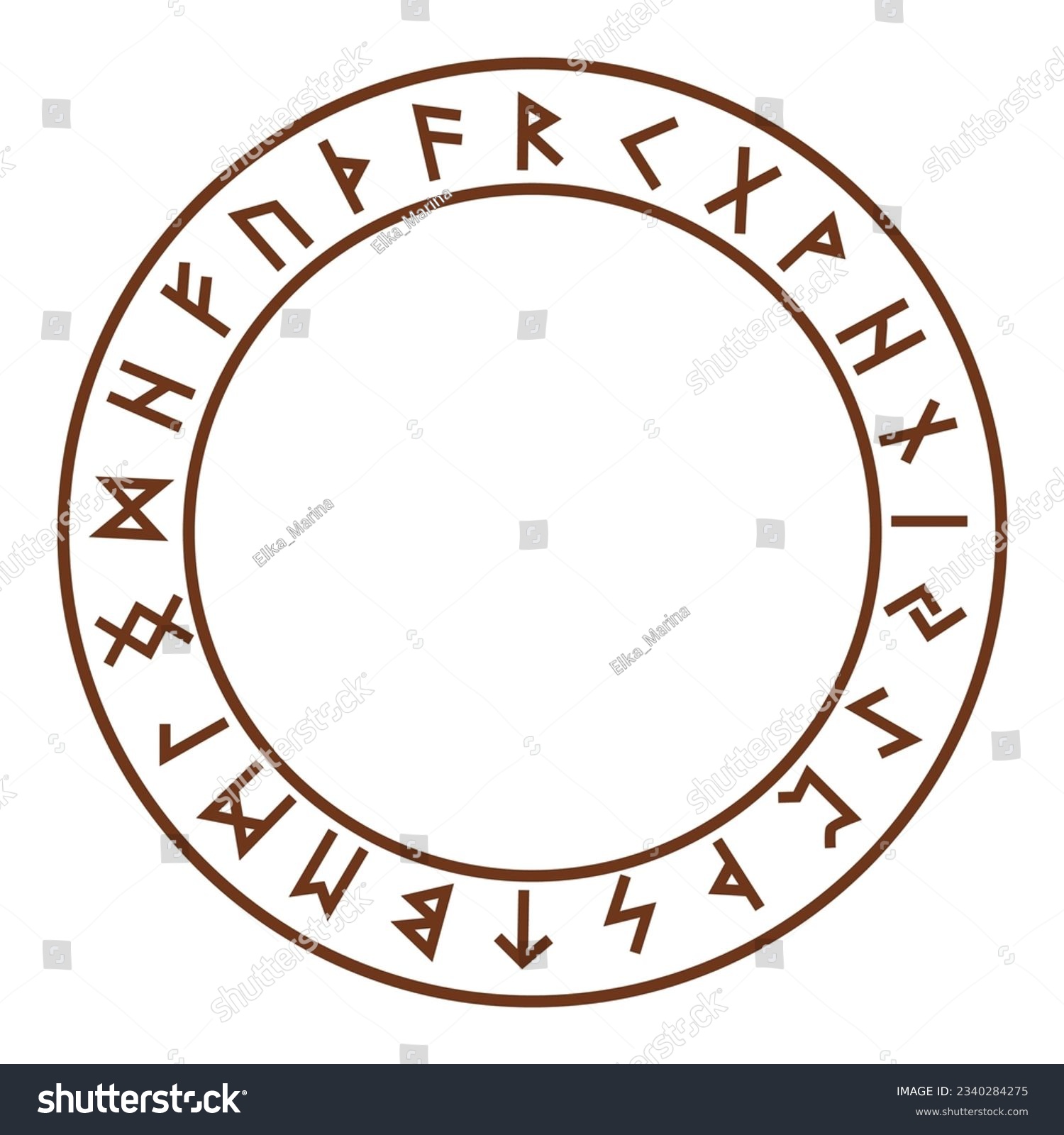 Old Norse Scandinavian Runes. Runic Alphabet, - Royalty Free Stock ...