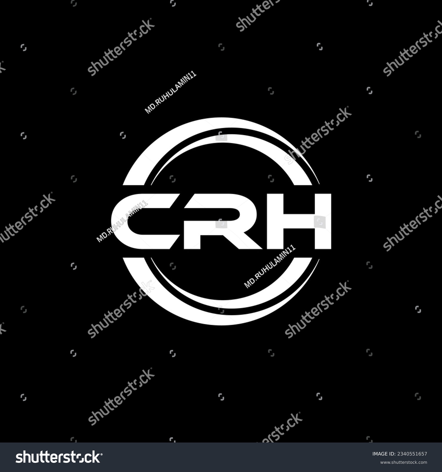 CRH Logo Design, Inspiration for a Unique - Royalty Free Stock Vector ...