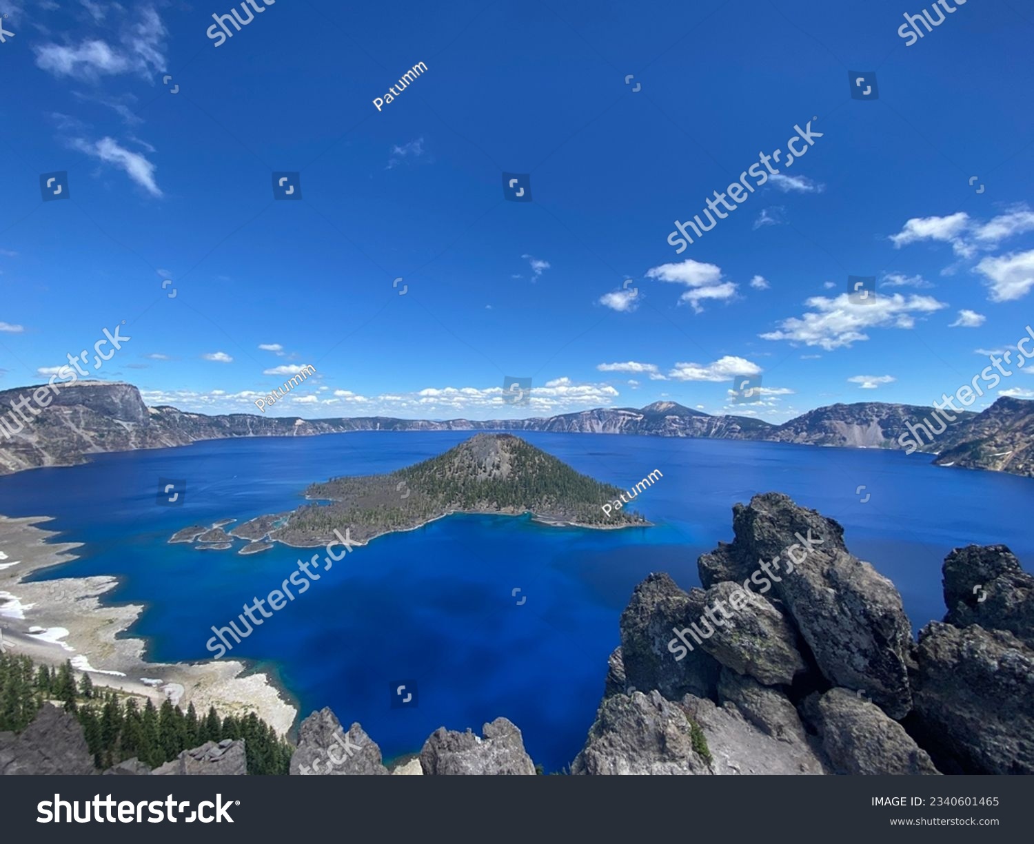 Crater lake, The deepest lake in America #2340601465