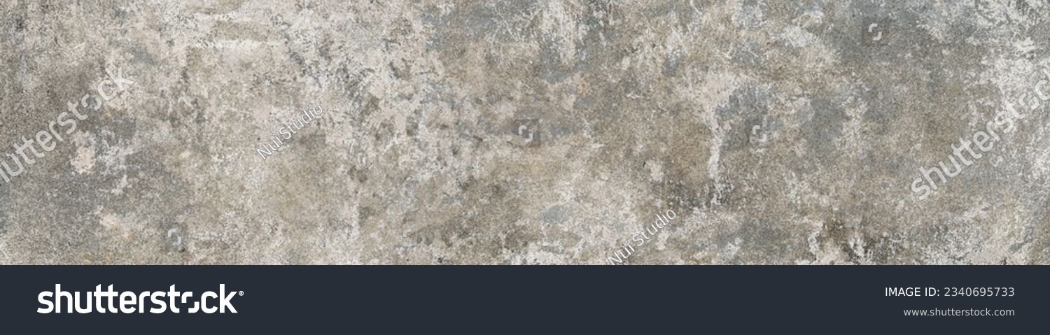 Background texture of the old cement concrete road surface and there are traces and damage. #2340695733