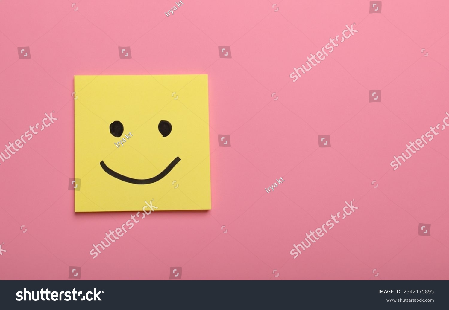 smiley face on a paper #2342175895