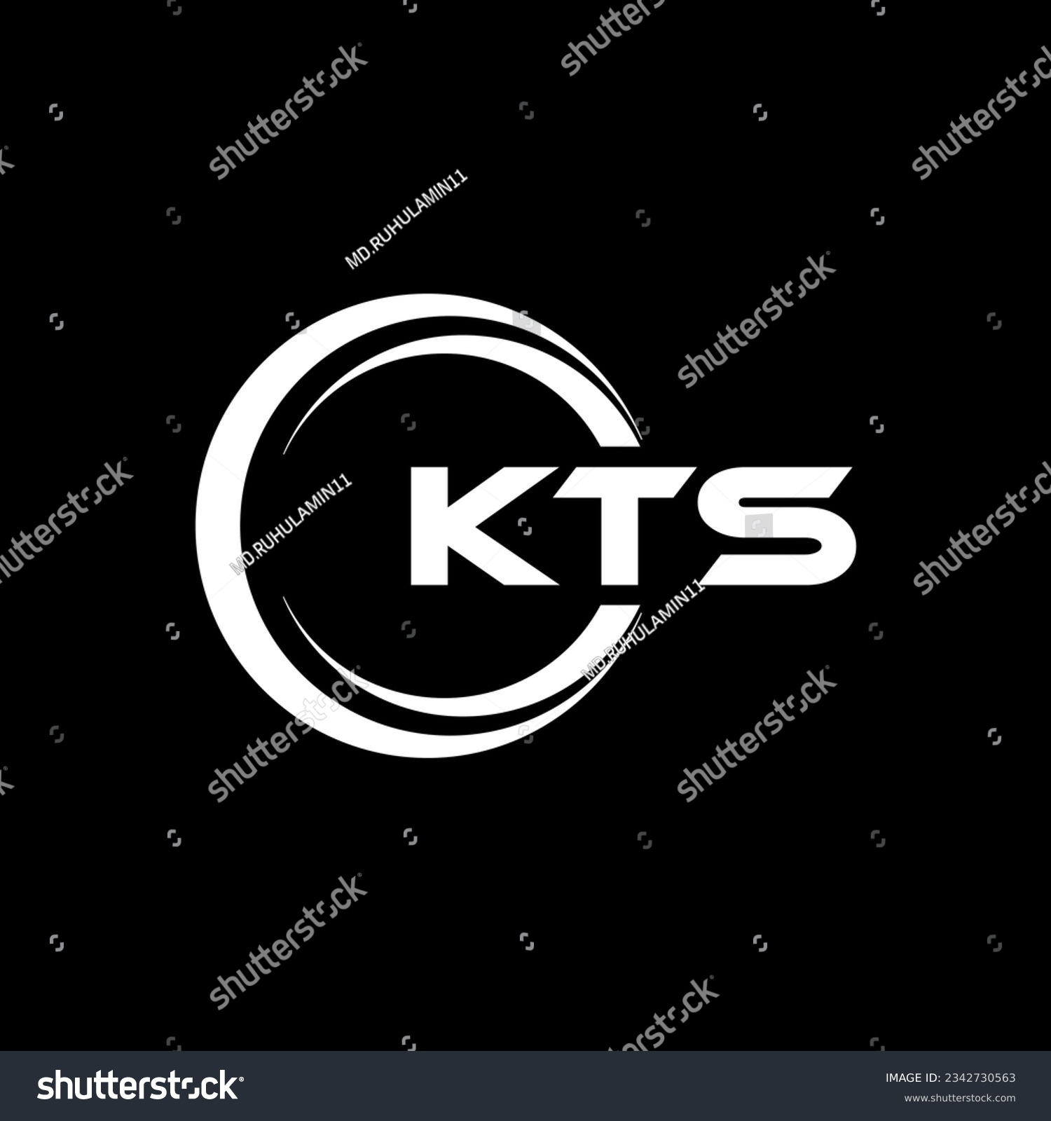 KTS Logo Design, Inspiration for a Unique - Royalty Free Stock Vector ...