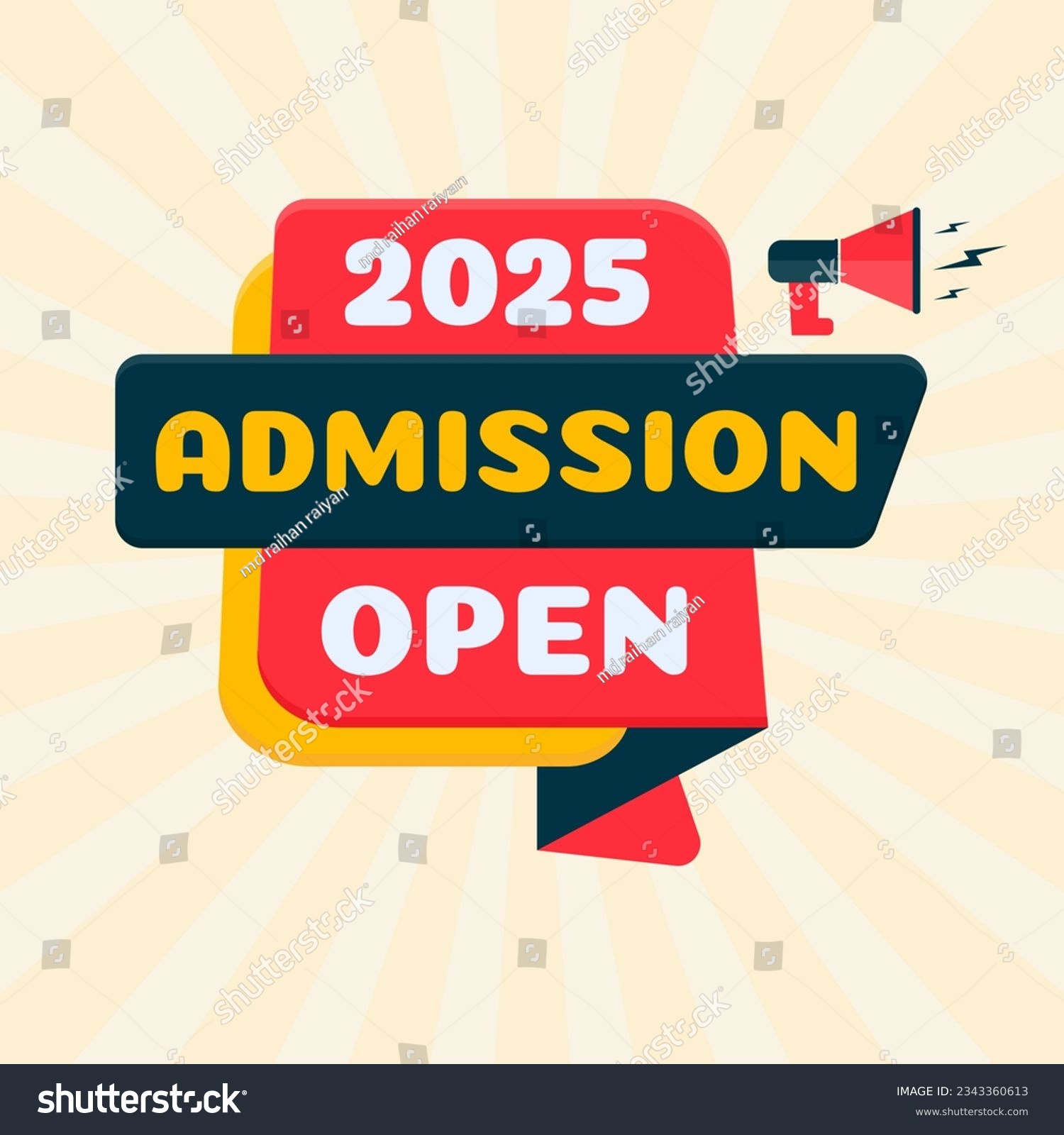 2025 admission open tag label clipart for social - Royalty Free Stock ...