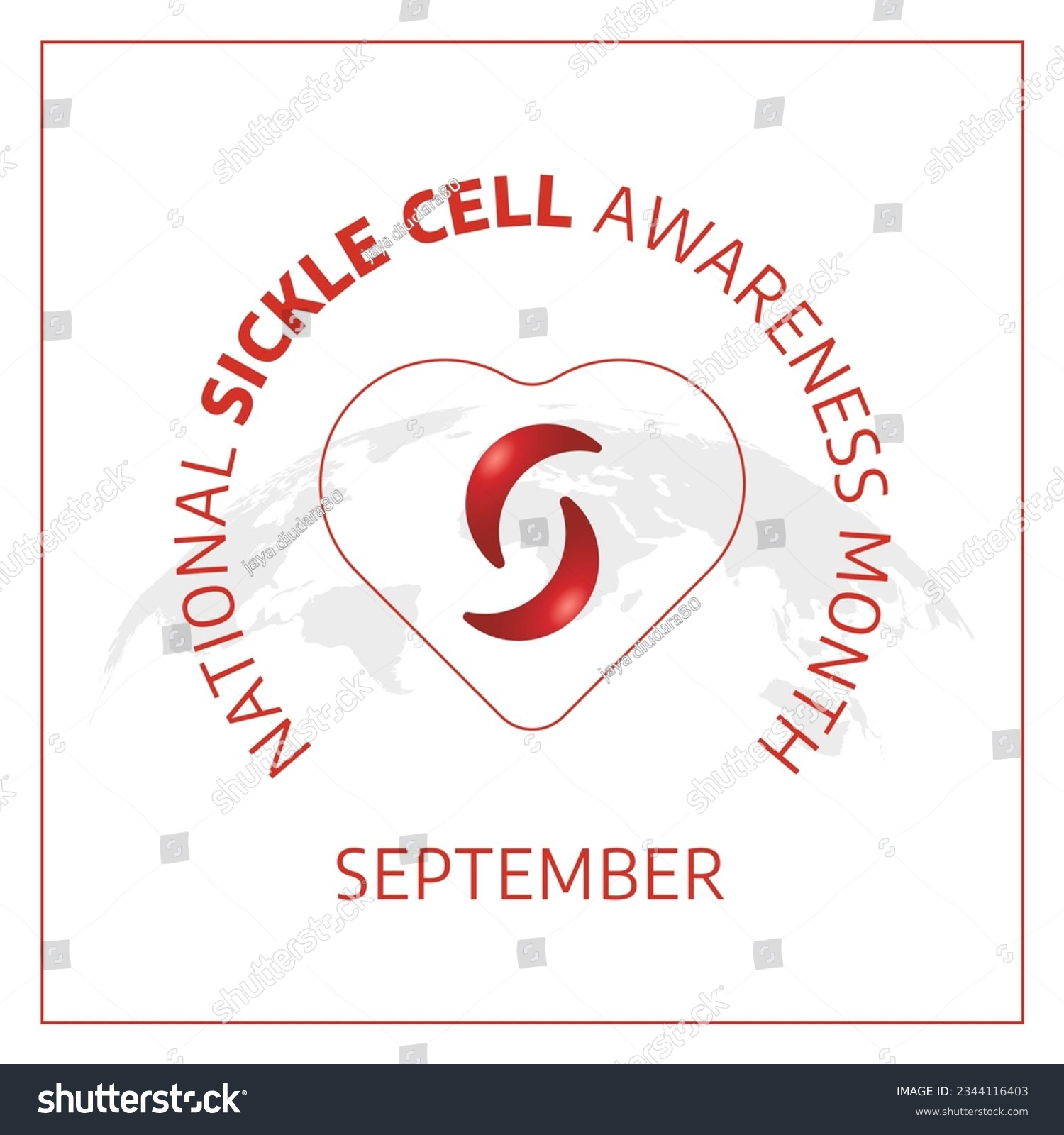 vector graphic of National Sickle Cell Awareness - Royalty Free Stock ...