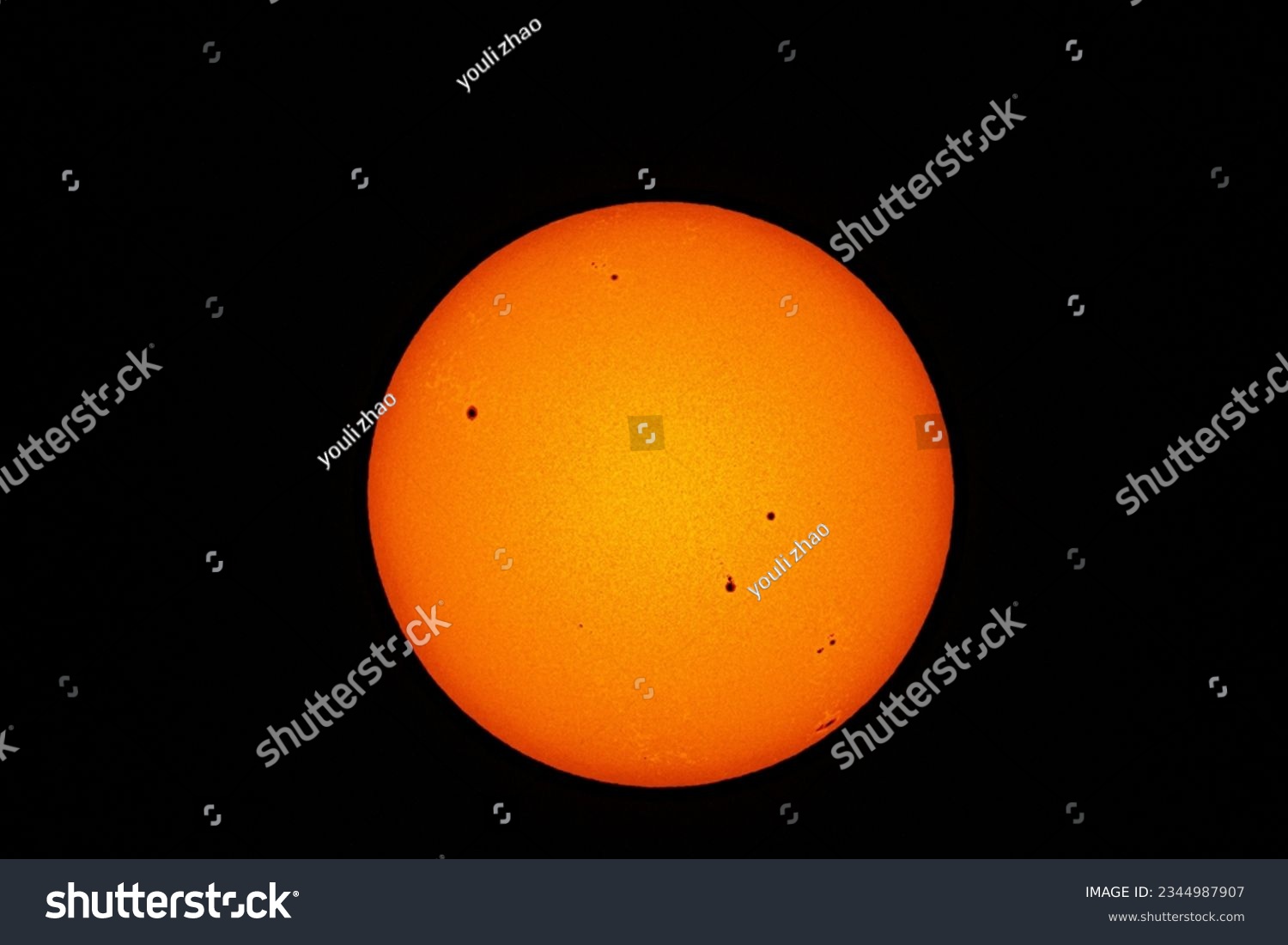 sunspots are phenomena on the Sun's photosphere that appear as temporary spots that are darker than the surrounding areas. solar photography, astrophotography. august 2023 #2344987907