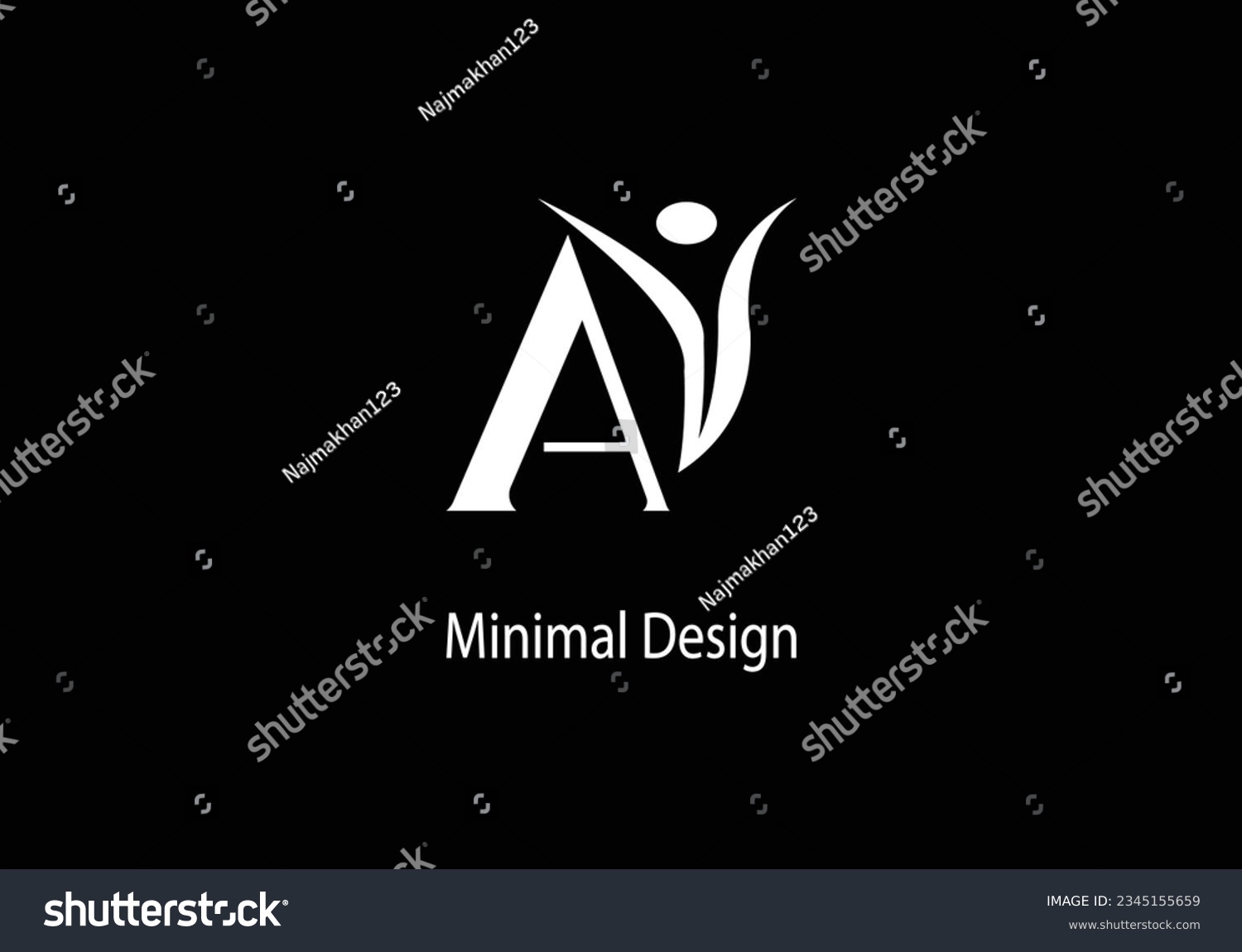 Letter AY vector logo design, symbol icon, - Royalty Free Stock Vector ...