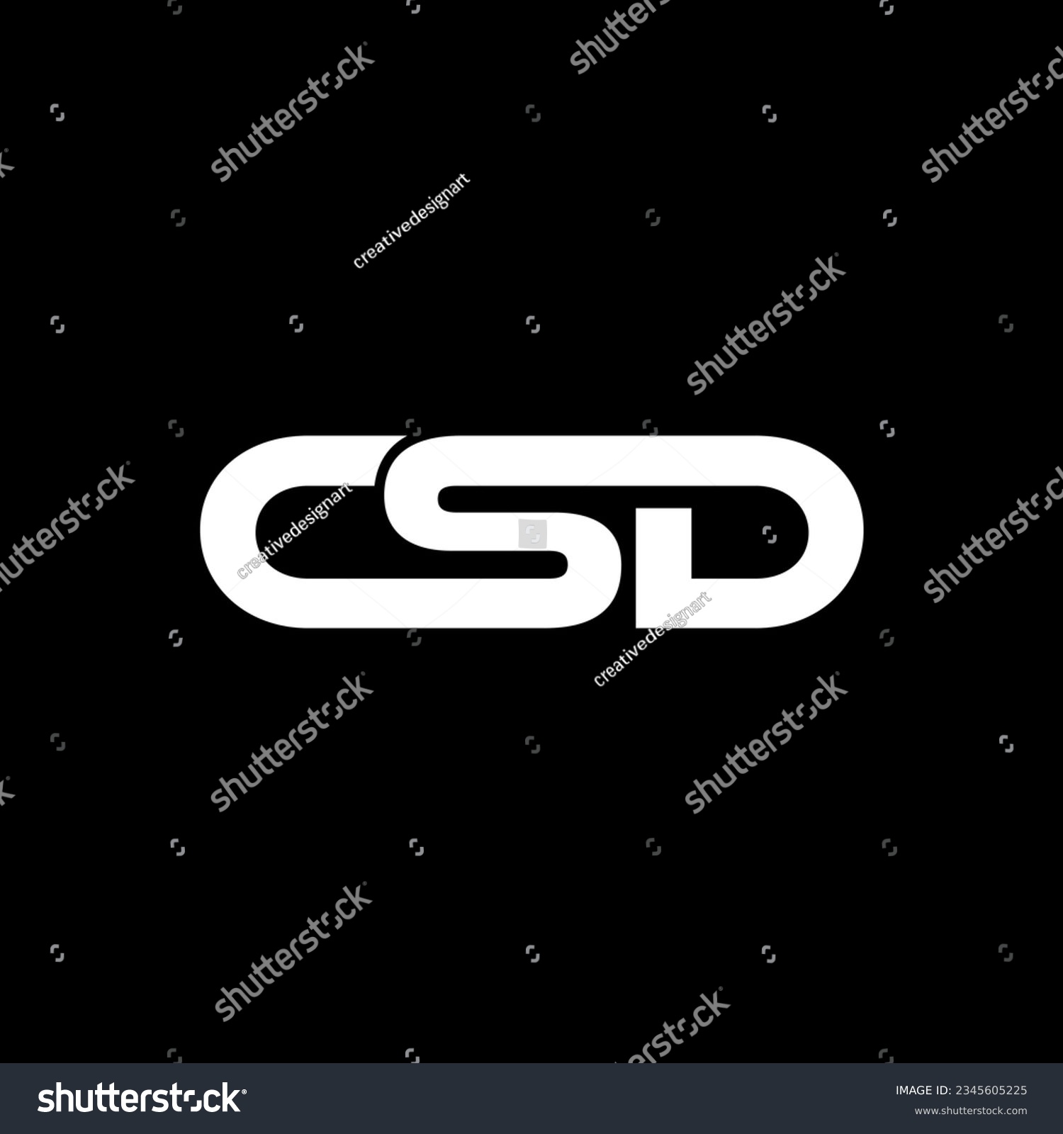 CSD C S D Logo. CSD letter logo design. CSD - Royalty Free Stock Vector ...