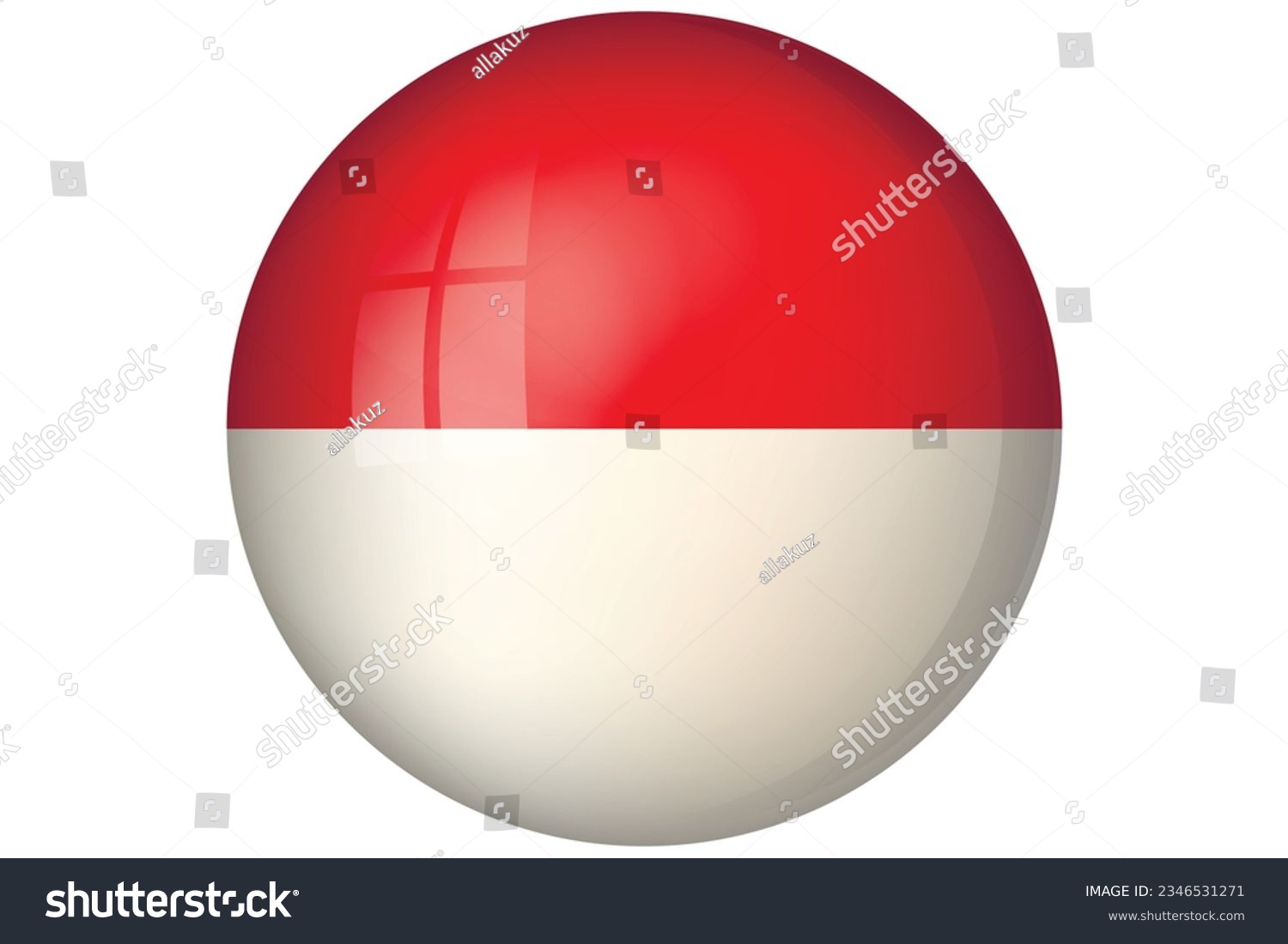 Flag of Indonesia. Indonesian national symbol in - Royalty Free Stock ...