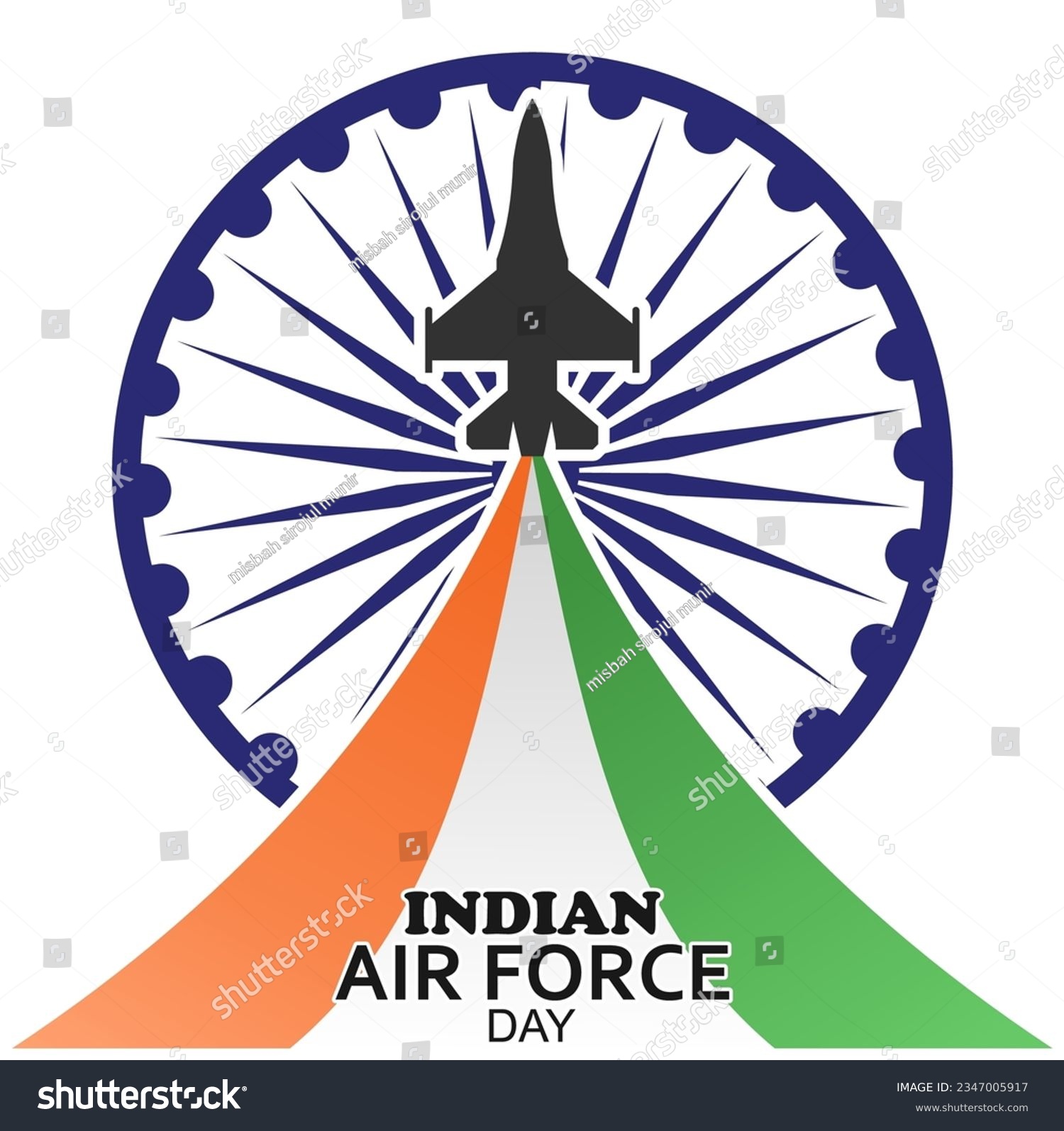 Indian Air Force Day celebration background, 8 - Royalty Free Stock ...