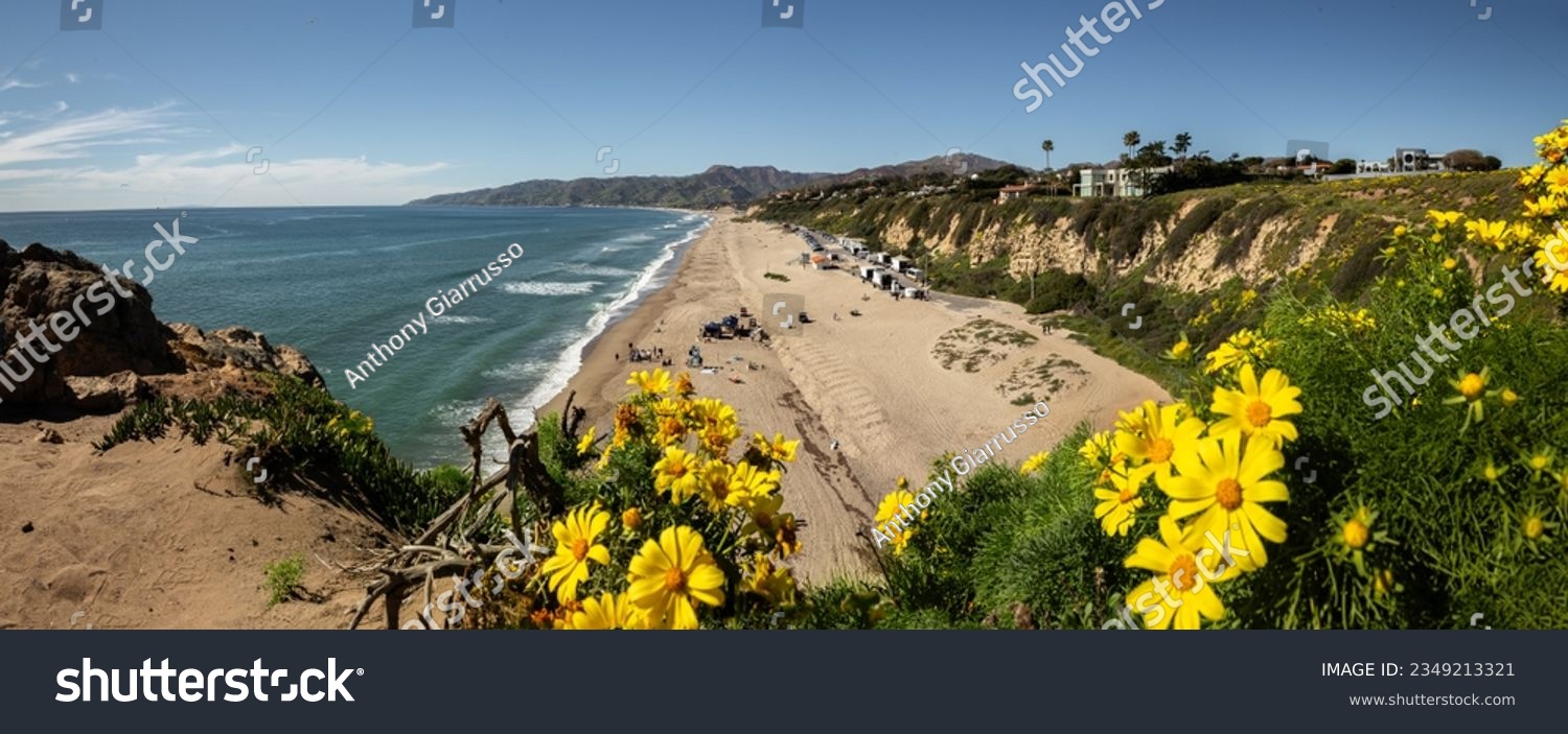 Panorama view of Malibu California #2349213321