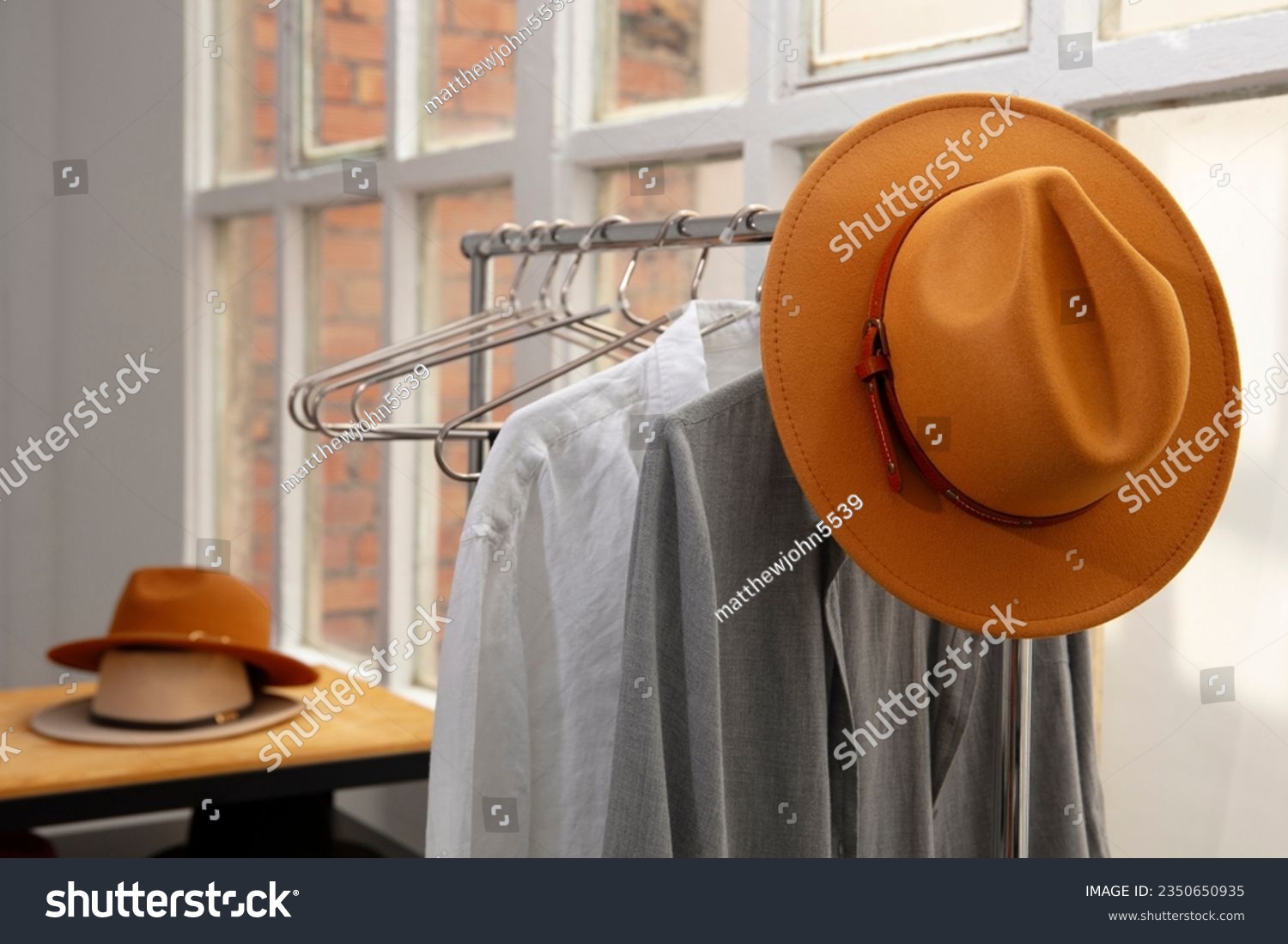 Fedora Hat. Fedora Hat background. Unisex Wide Brim Fedora Hats with Belt Buckle. Panama Trilby Hat. Headdress, Headgear, Head Wear. #2350650935