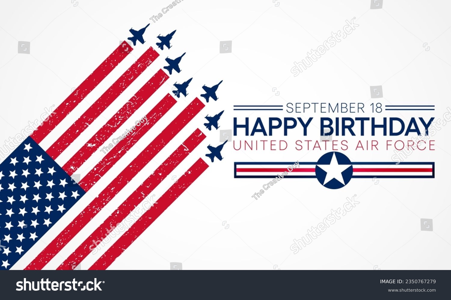 U.S. Air Force birthday is observed every year - Royalty Free Stock ...