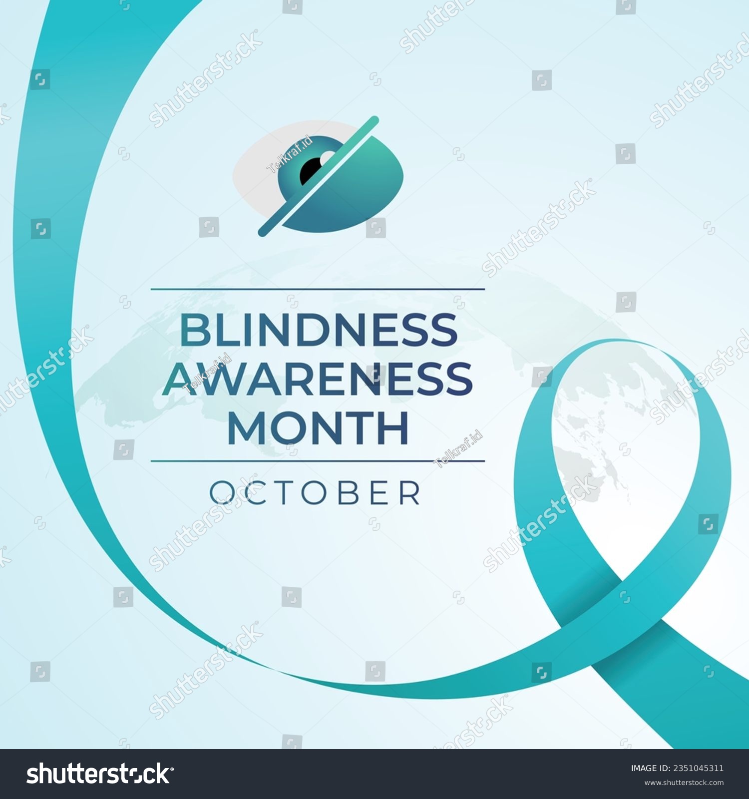 Blindness awareness month design template good - Royalty Free Stock ...