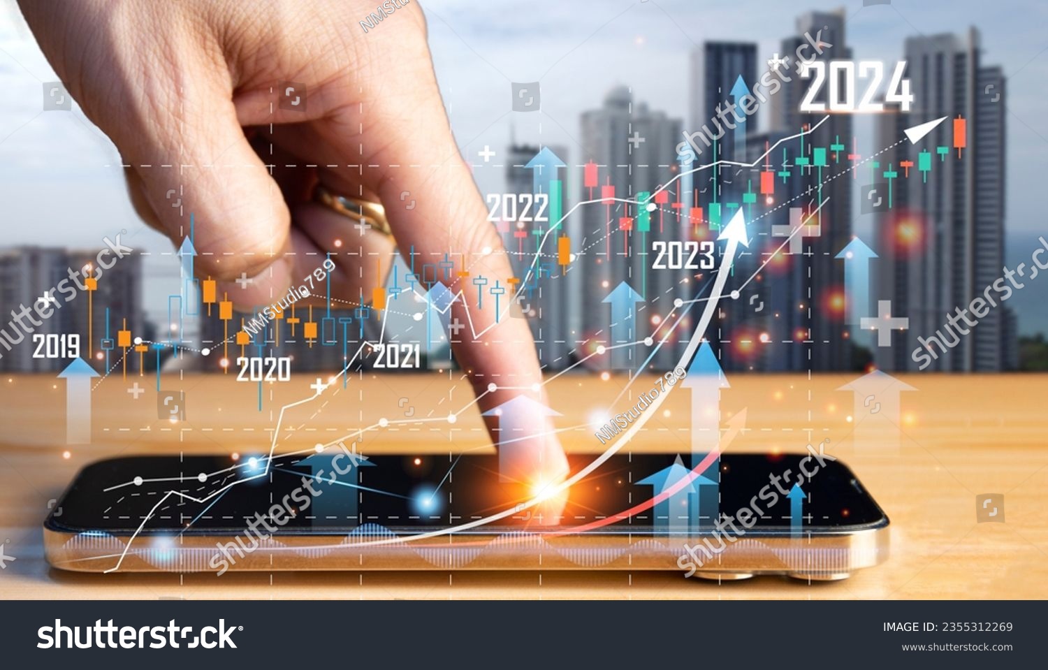 Planning and strategies for the advancement or success of stock market business, success in 2024. #2355312269