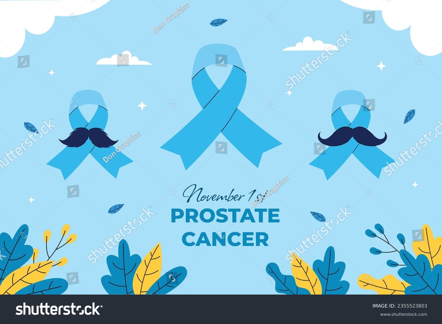 Prostate Cancer Awareness Month Concept Royalty Free Stock Vector