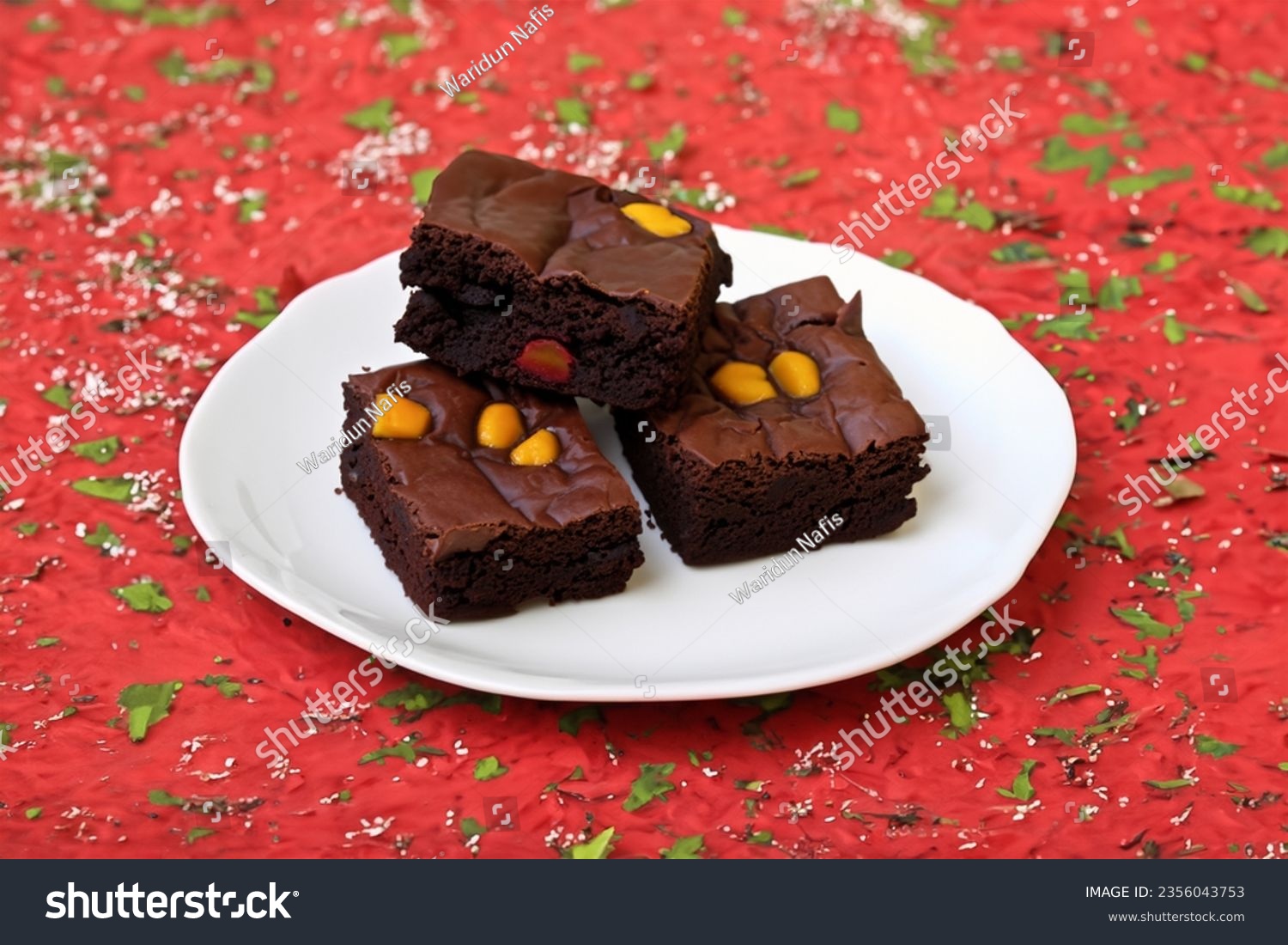 Chocolate Lover's Dream: Savoring a Piece of Brownie Bliss #2356043753