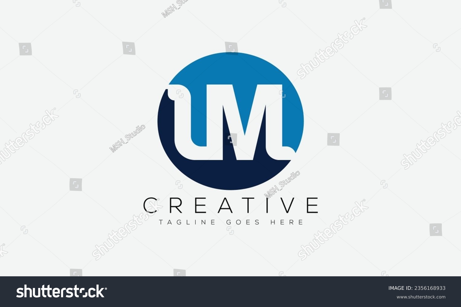 Letter LM logo design template vector - Royalty Free Stock Vector ...