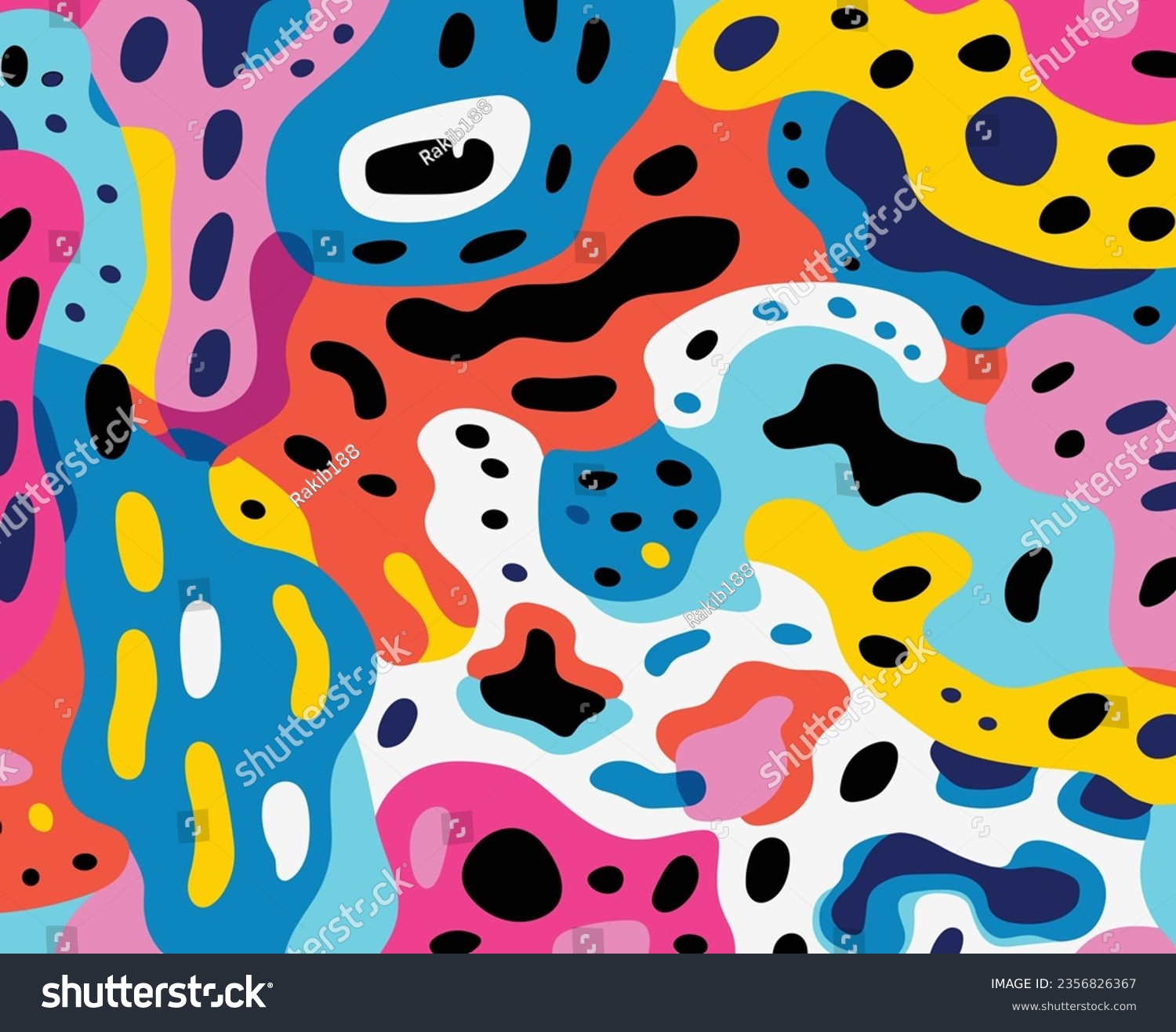 Colorful, Abstract Background Illustration, in - Royalty Free Stock ...