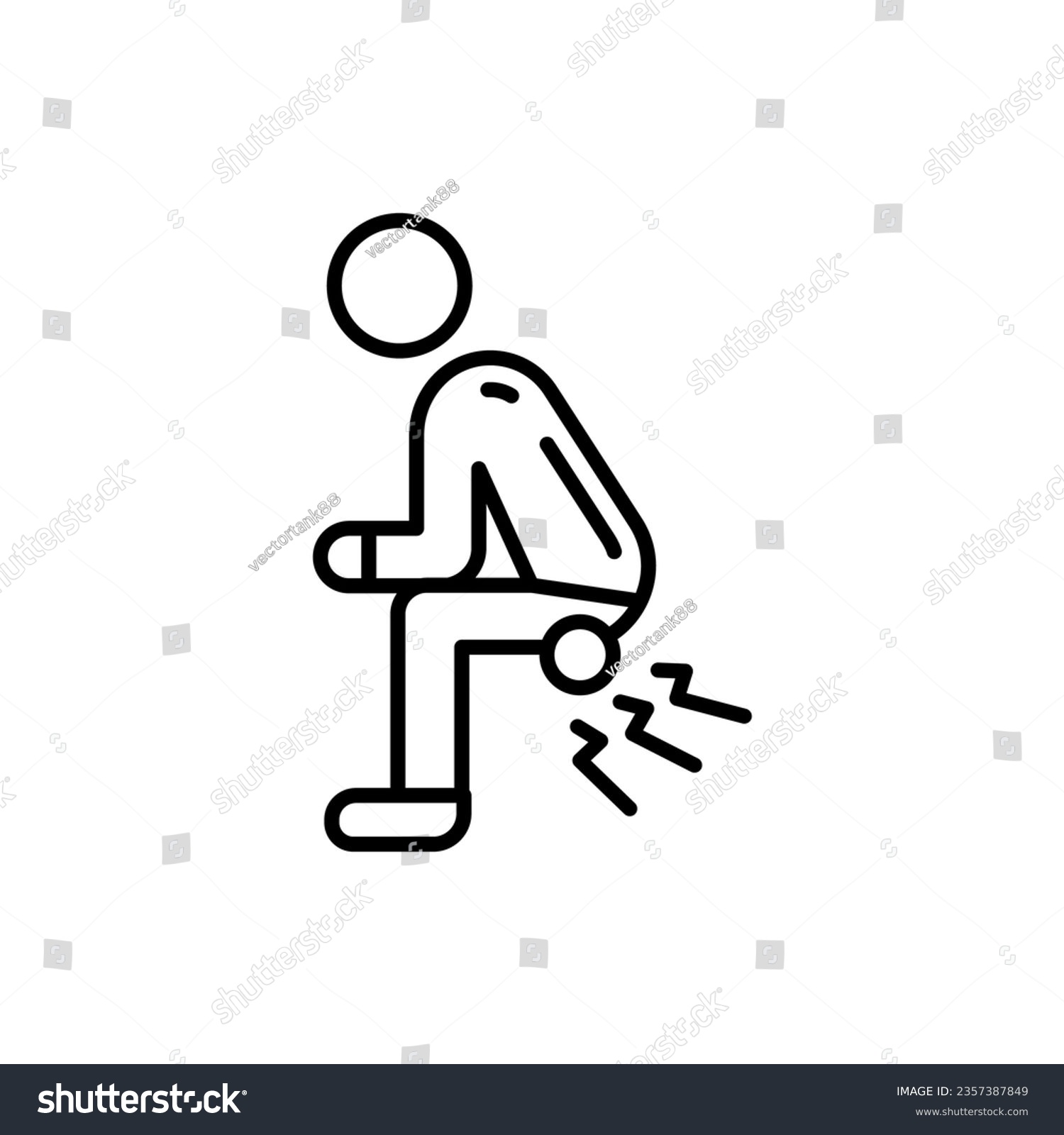 Hemorrhoids icon in vector. Illustration - Royalty Free Stock Vector ...