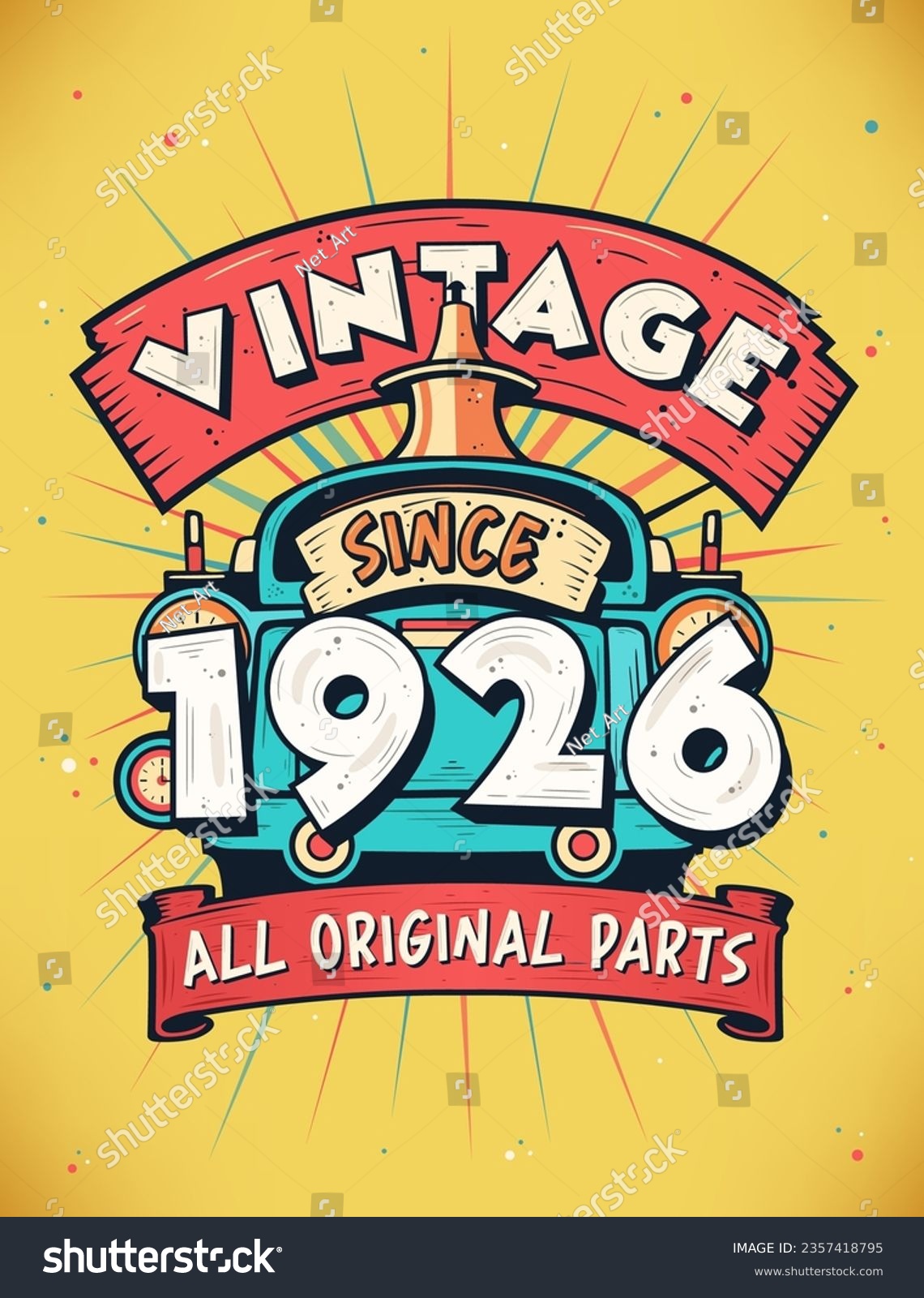 Vintage Since 1926, Born in 1926 Vintage - Royalty Free Stock Vector ...