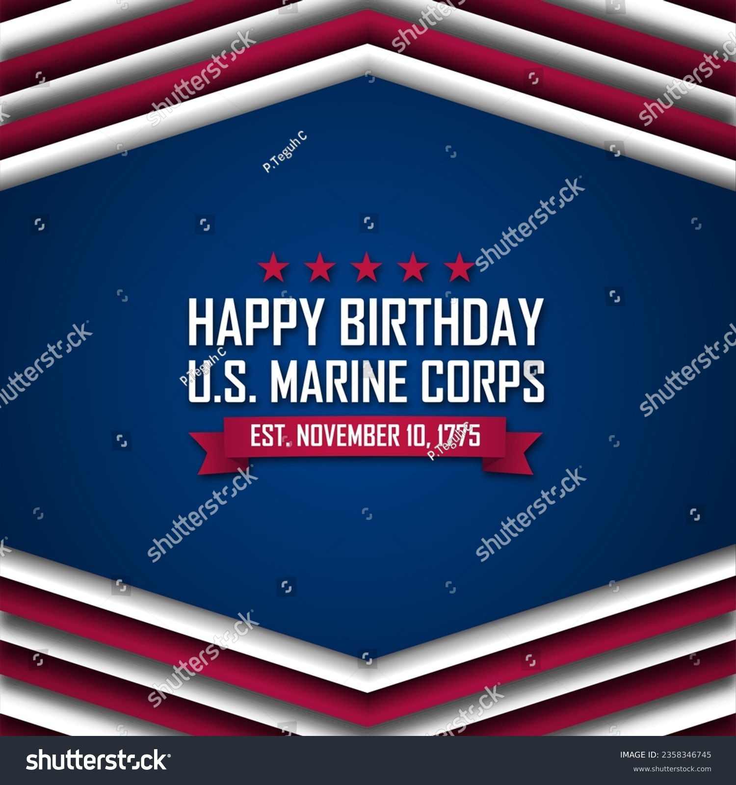 US Marine Corps Birthday November 10 Background - Royalty Free Stock ...