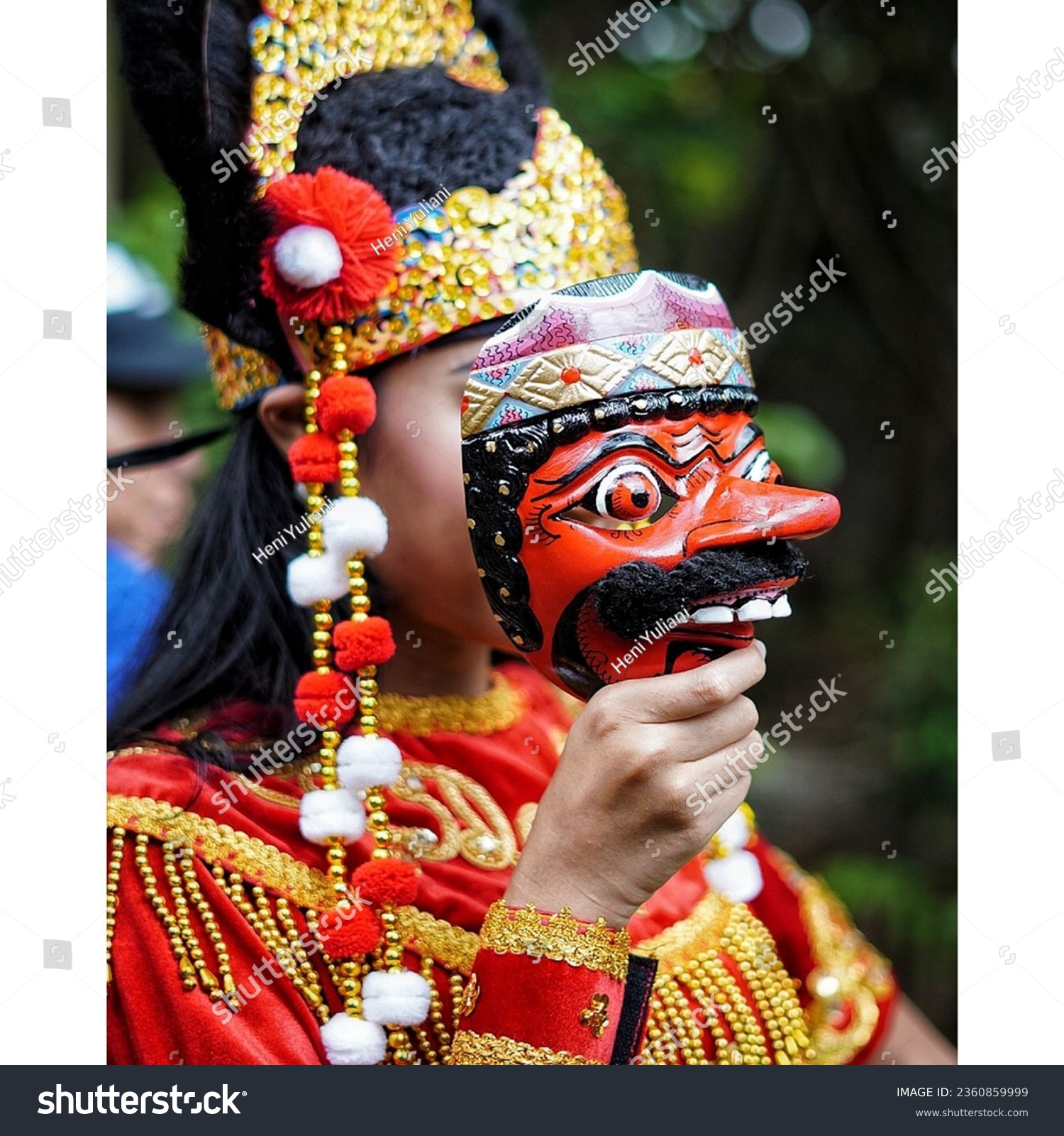 The mask dancer, Bandung, West java, Indonesia 08 Sep.2023 #2360859999