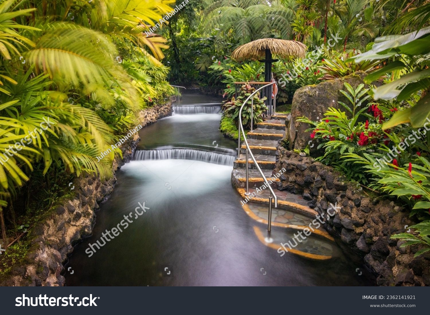 Natural hot springs of Tabacon in Arenal Volcano National Park (Costa Rica) #2362141921