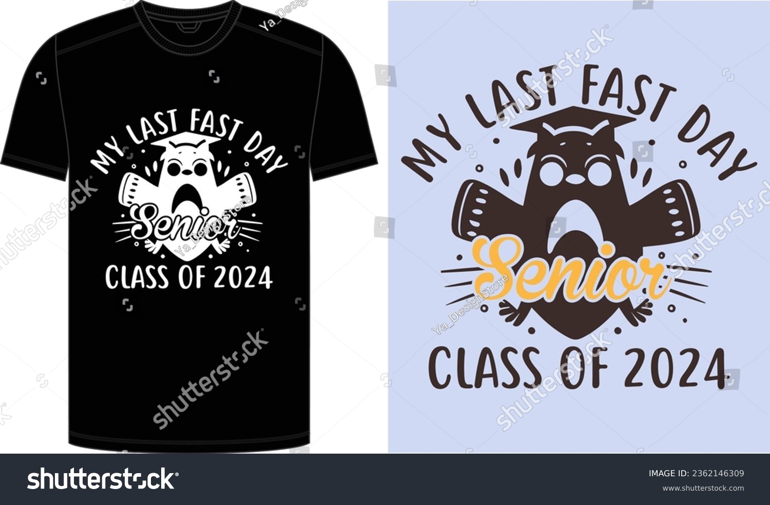 2024 Senior Class Back To School First Day Of Royalty Free Stock   Avopix 2362146309 